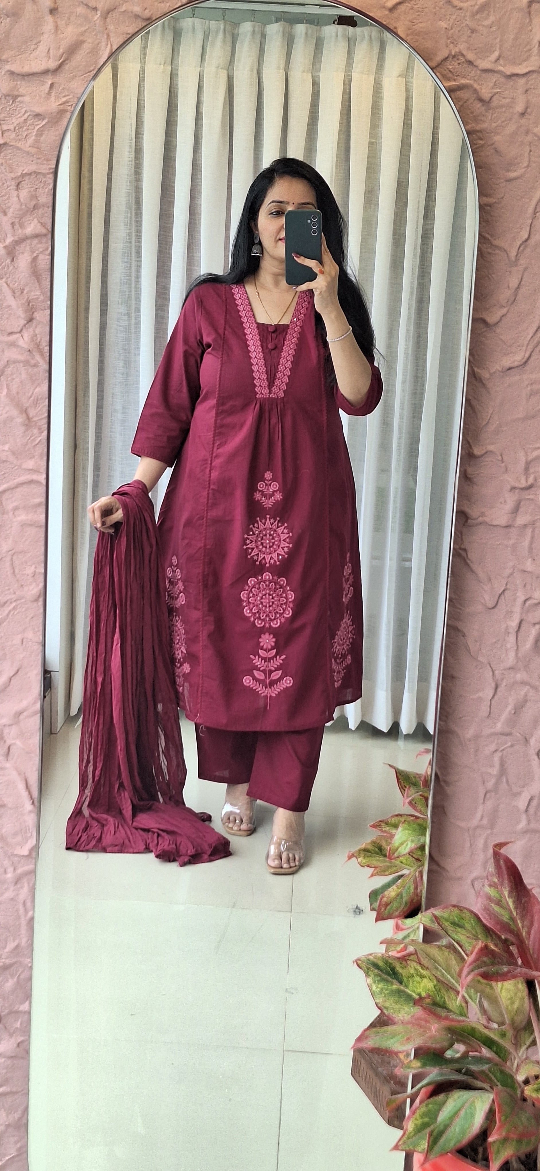 Dupatta Pants Set