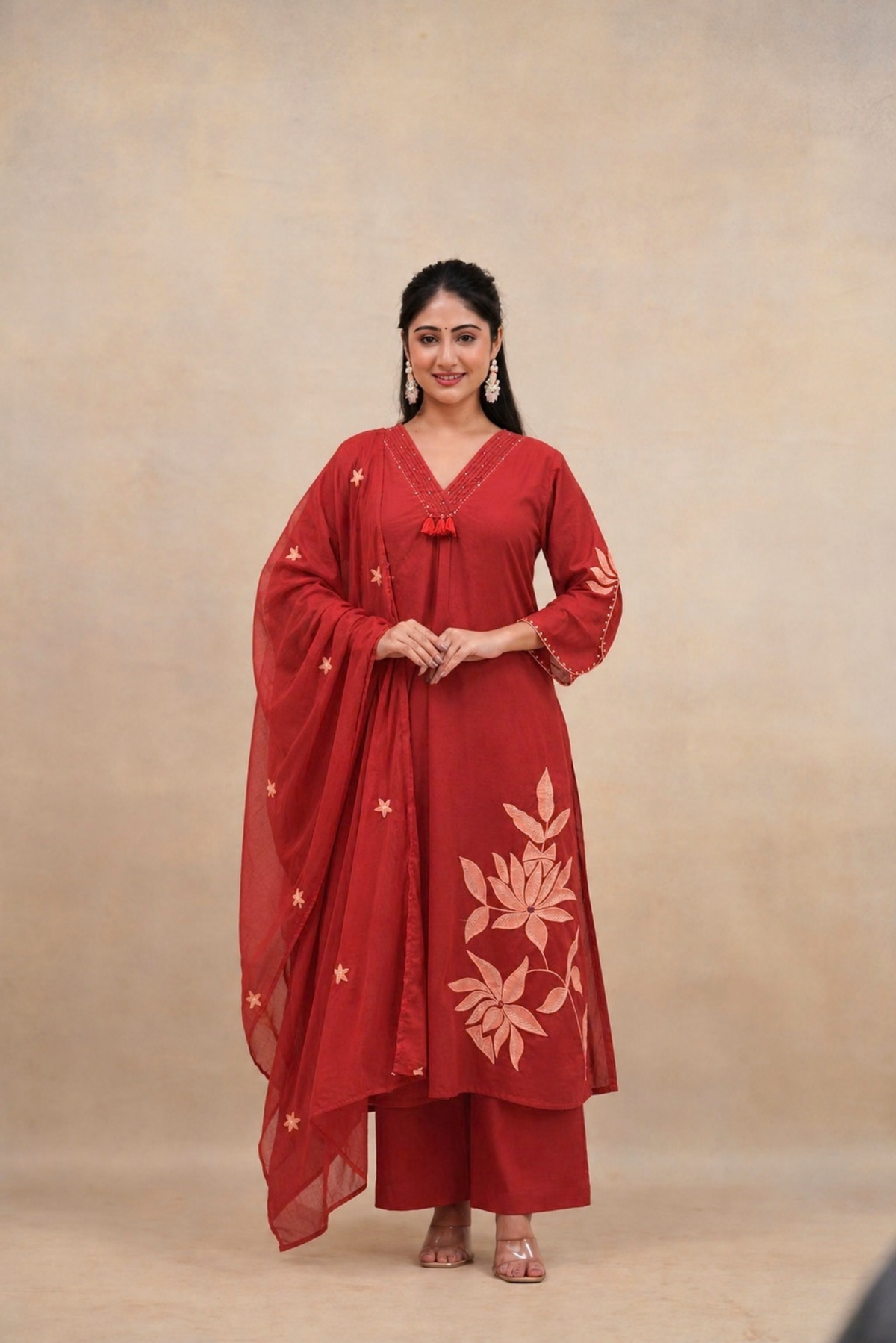Dupatta Pant Set