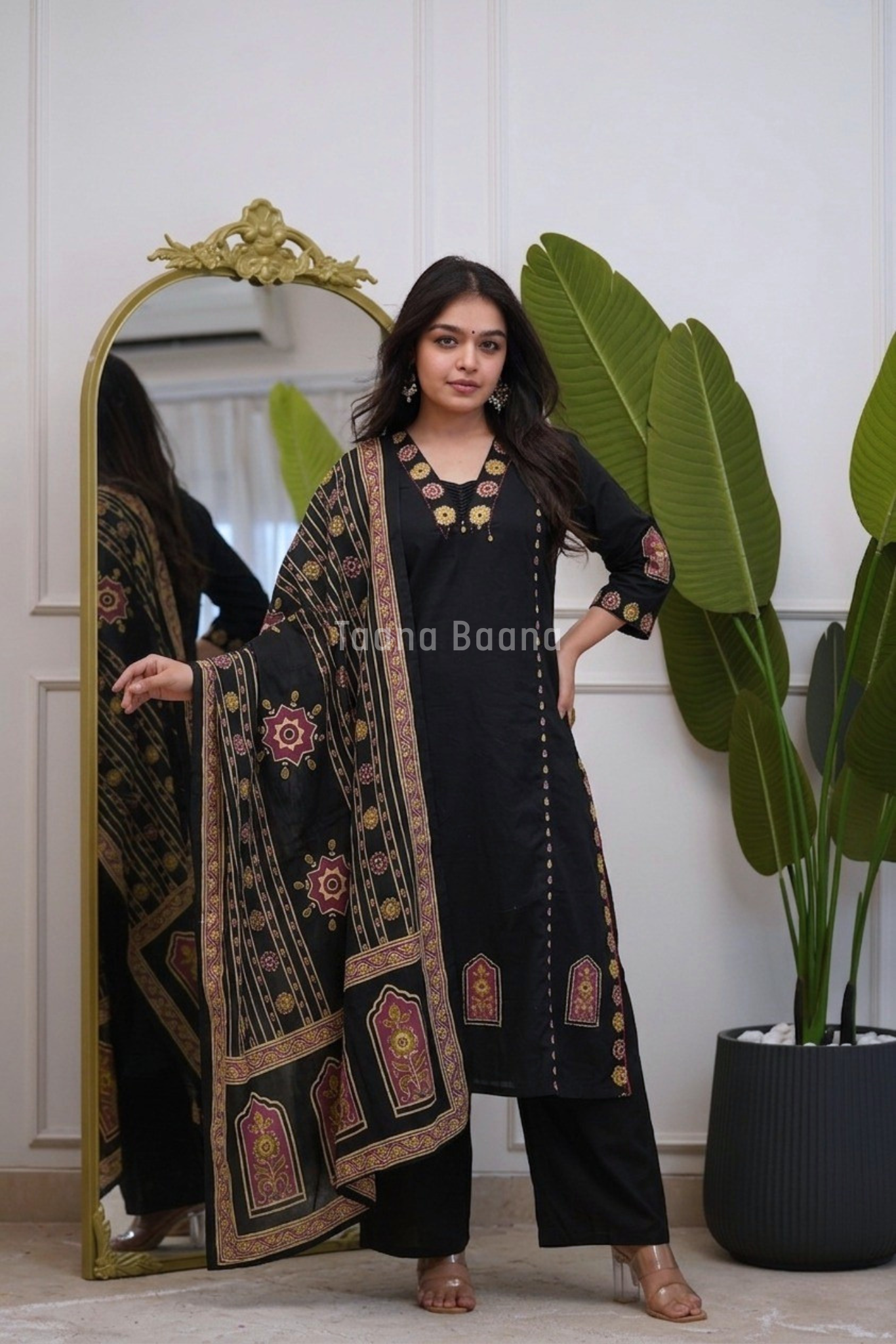 Dupatta Pant Set