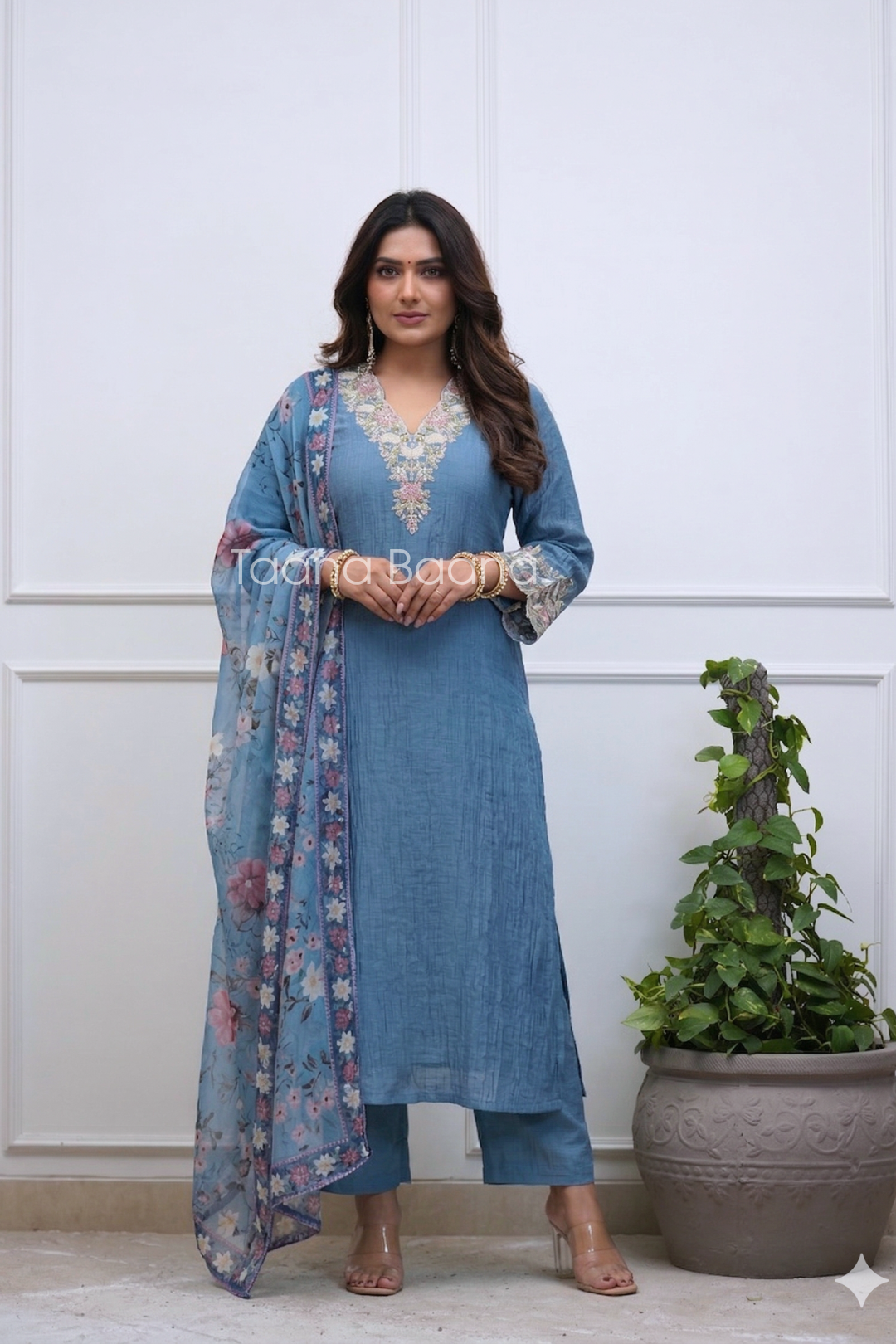 Dupatta Pant Set