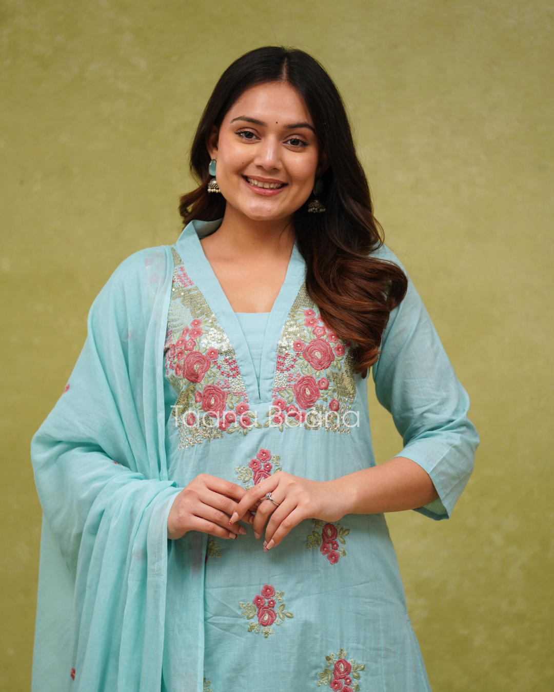 Dupatta Pant Set
