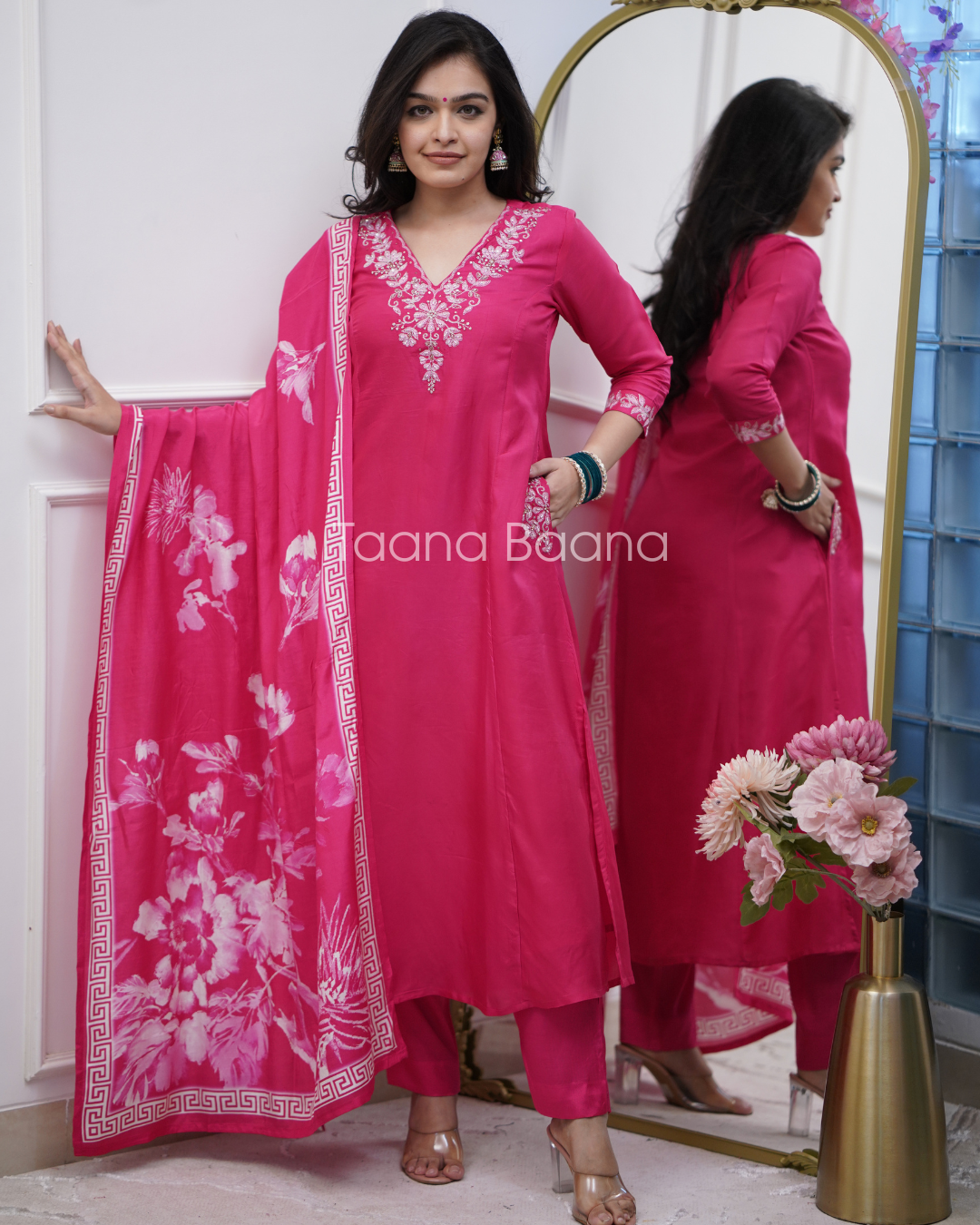 Dupatta Pant Set