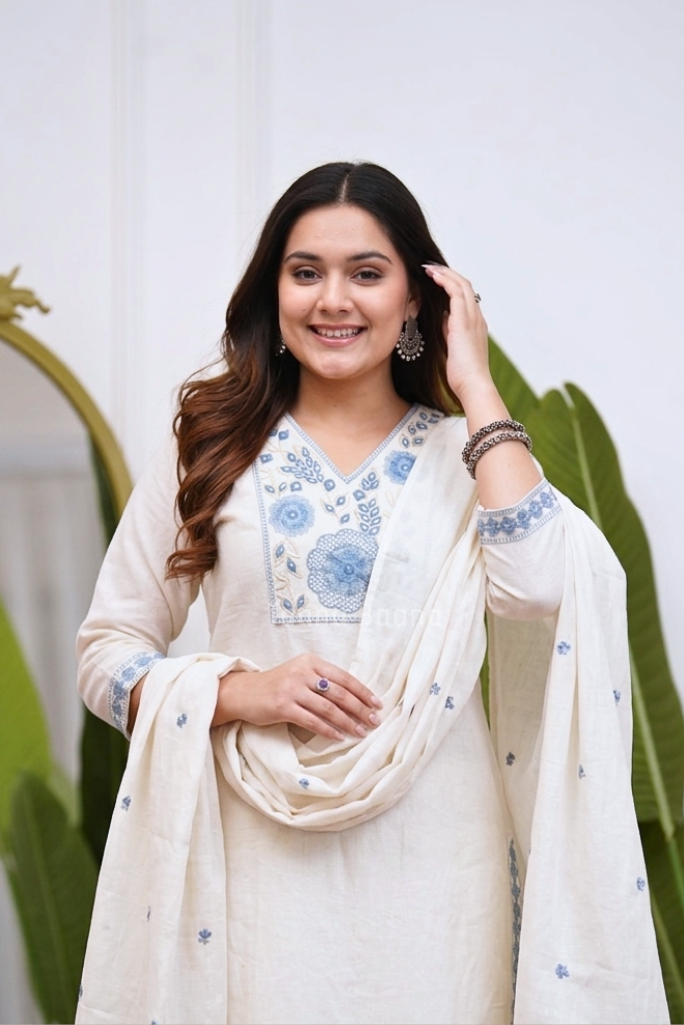 Dupatta Plazo Set