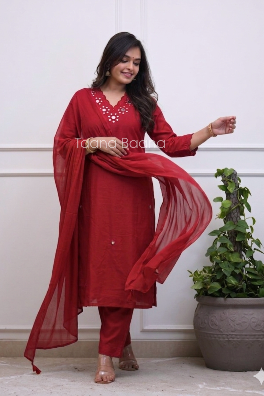 Dupatta Pant Set