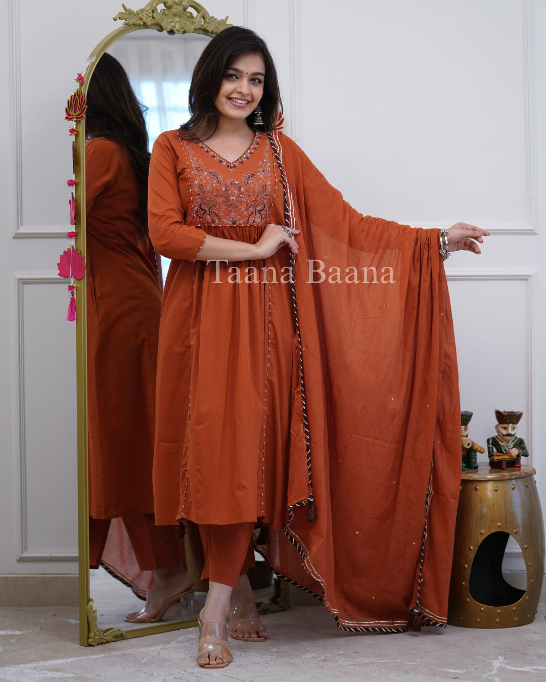 Dupatta Pant Set