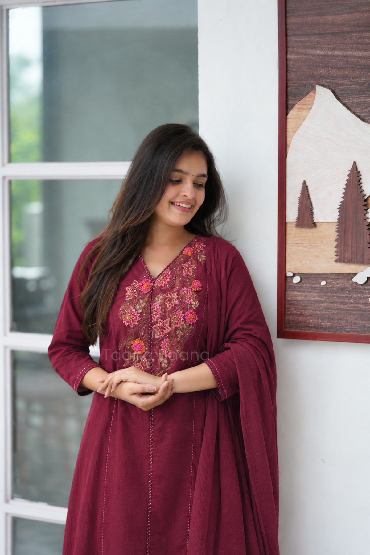 Dupatta Pant Set