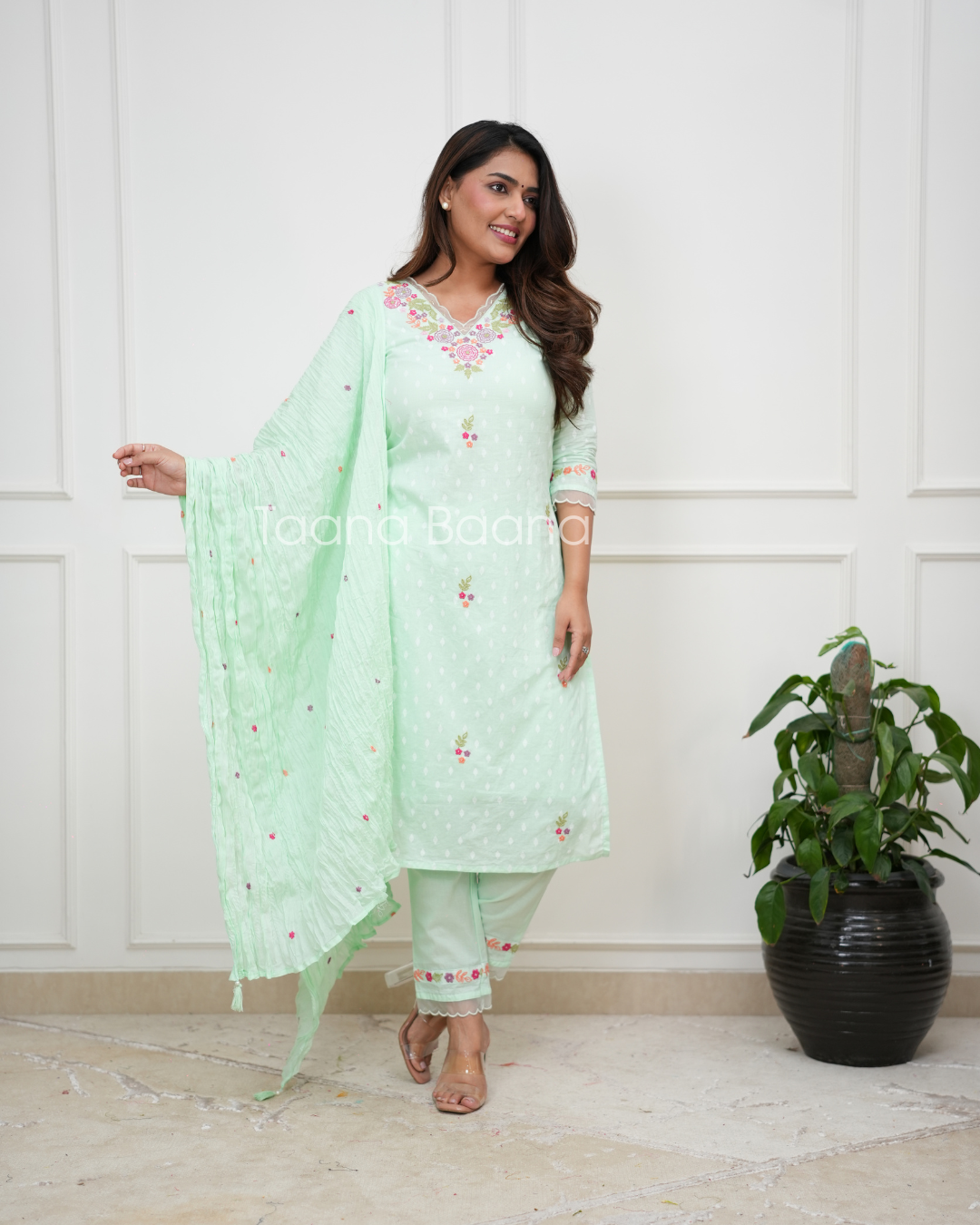 Dupatta Pant Set