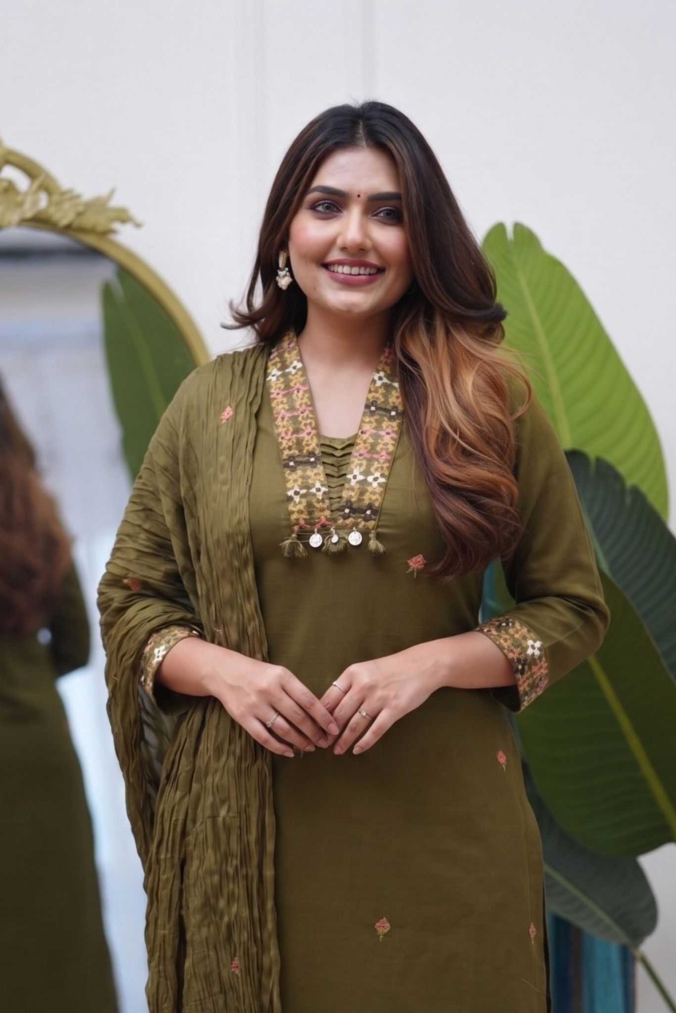 Dupatta Pant Set
