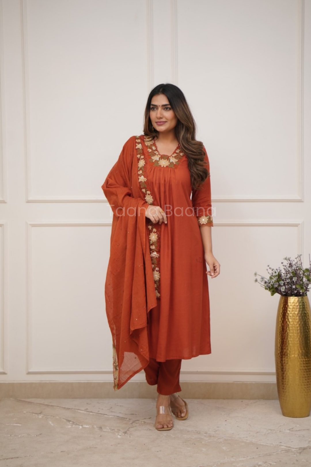 Dupatta Pant Set