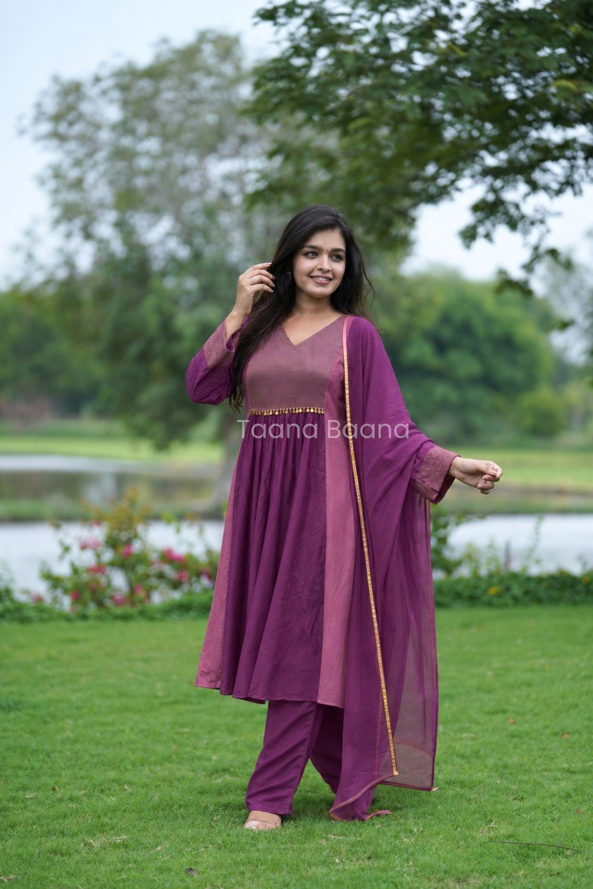 Dupatta Pant Set