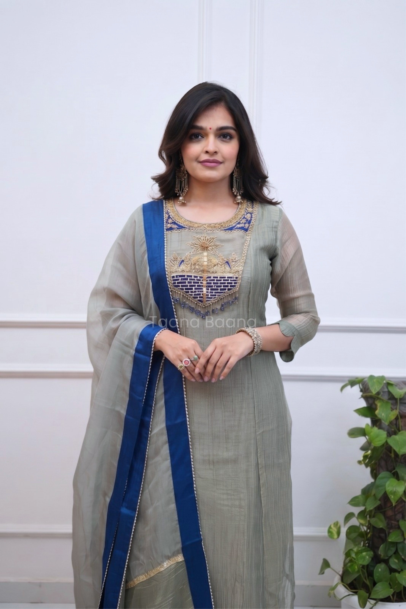 Dupatta Pant Set