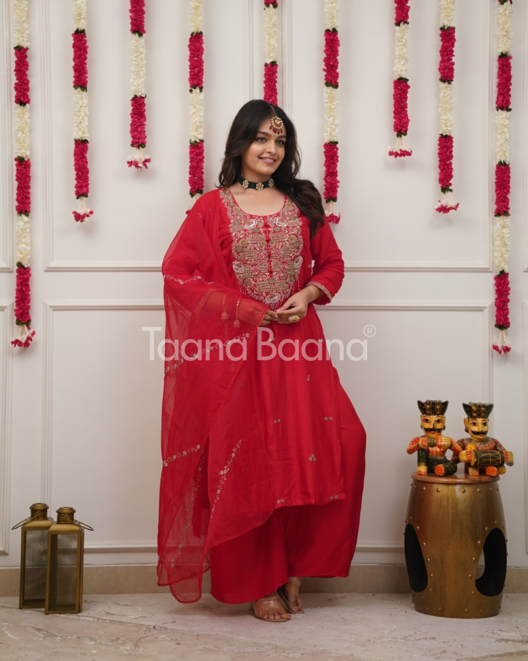 Dupatta Pant Set