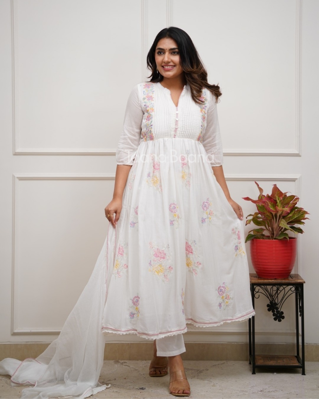 Dupatta Pants Set