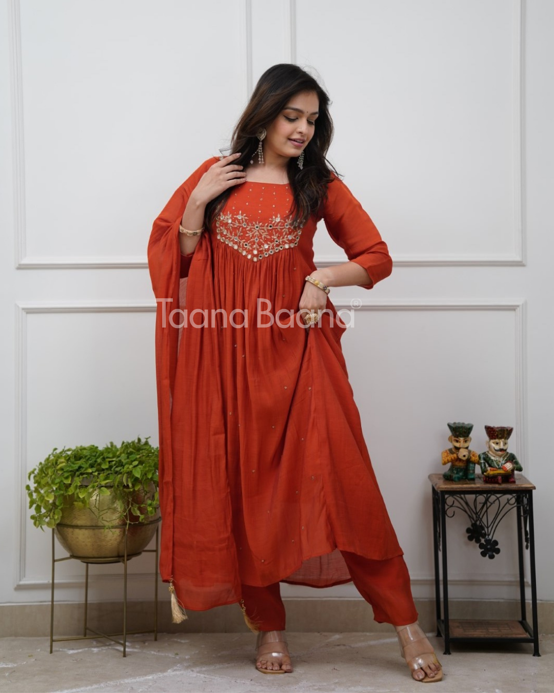 Dupatta Pant Set