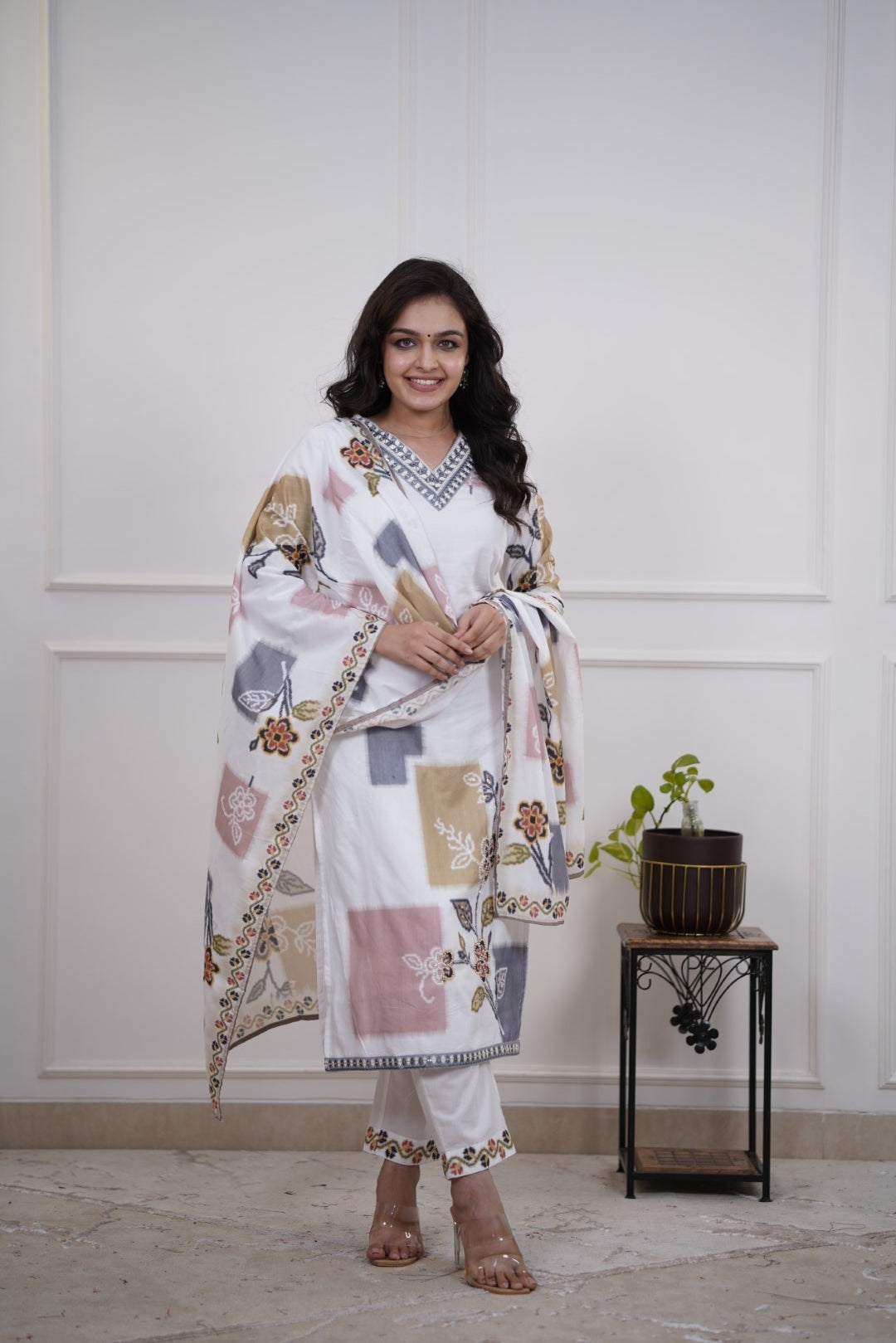 Dupatta Pant Set