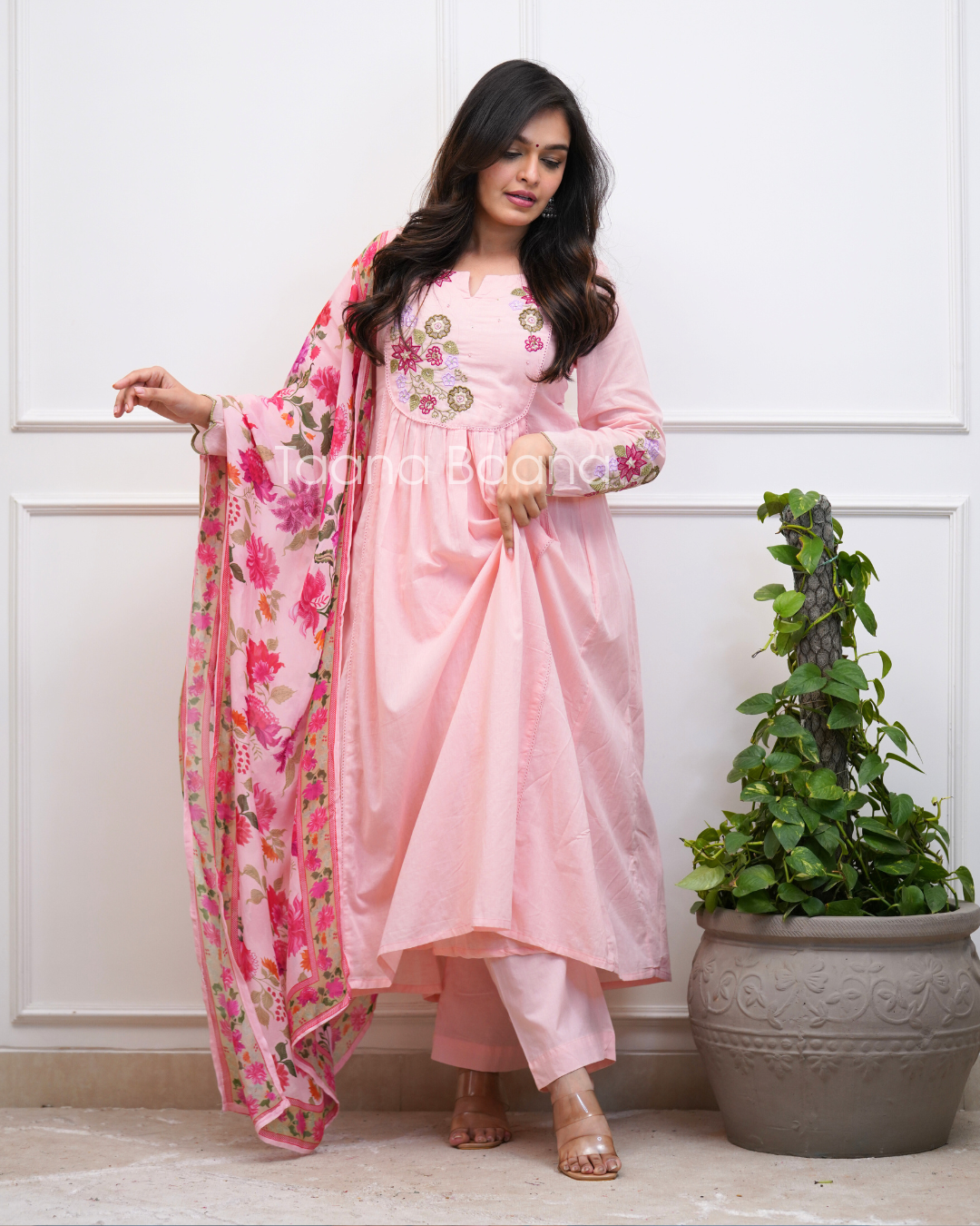 Dupatta Pant Set