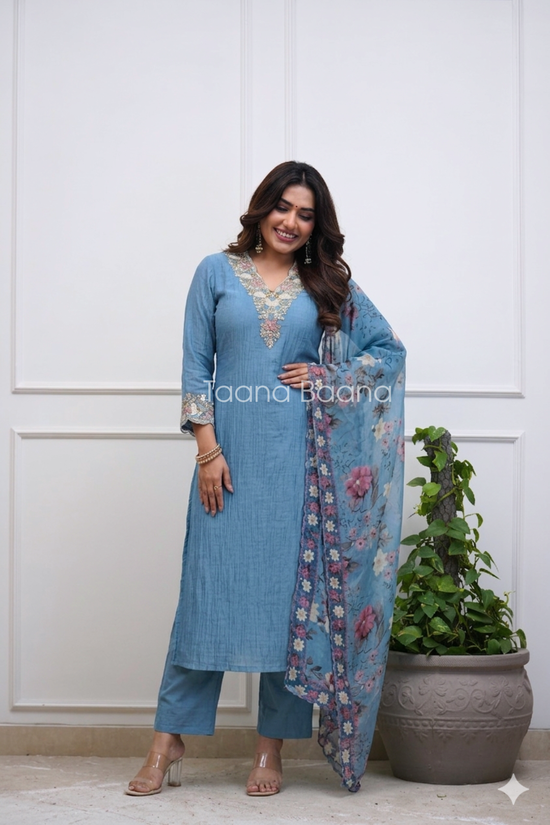 Dupatta Pant Set