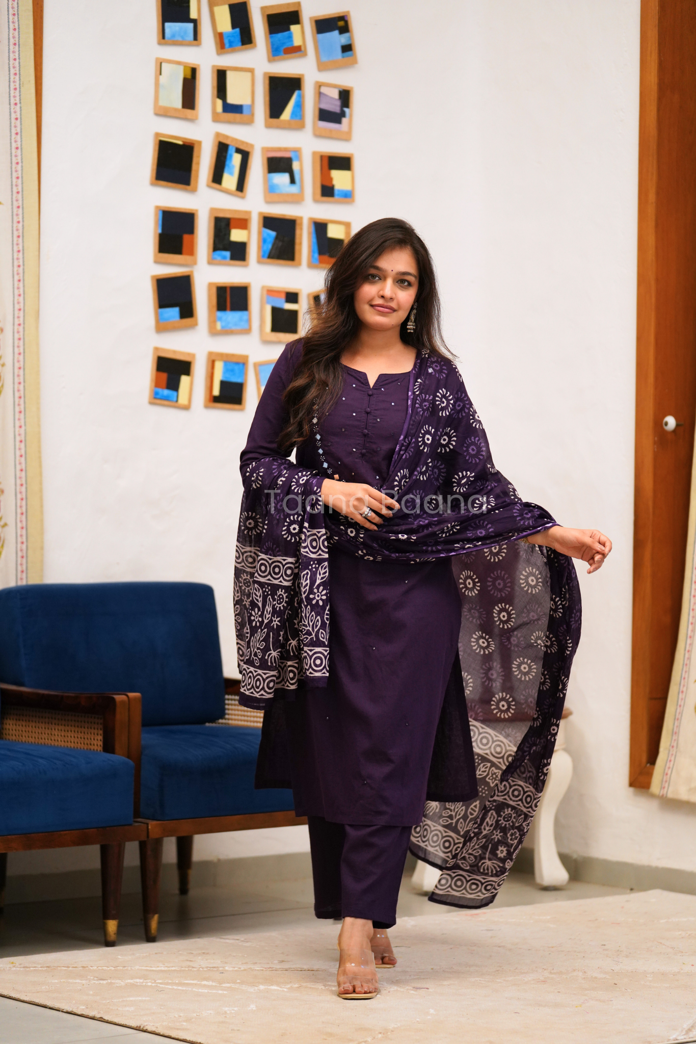 Dupatta Plazo Set