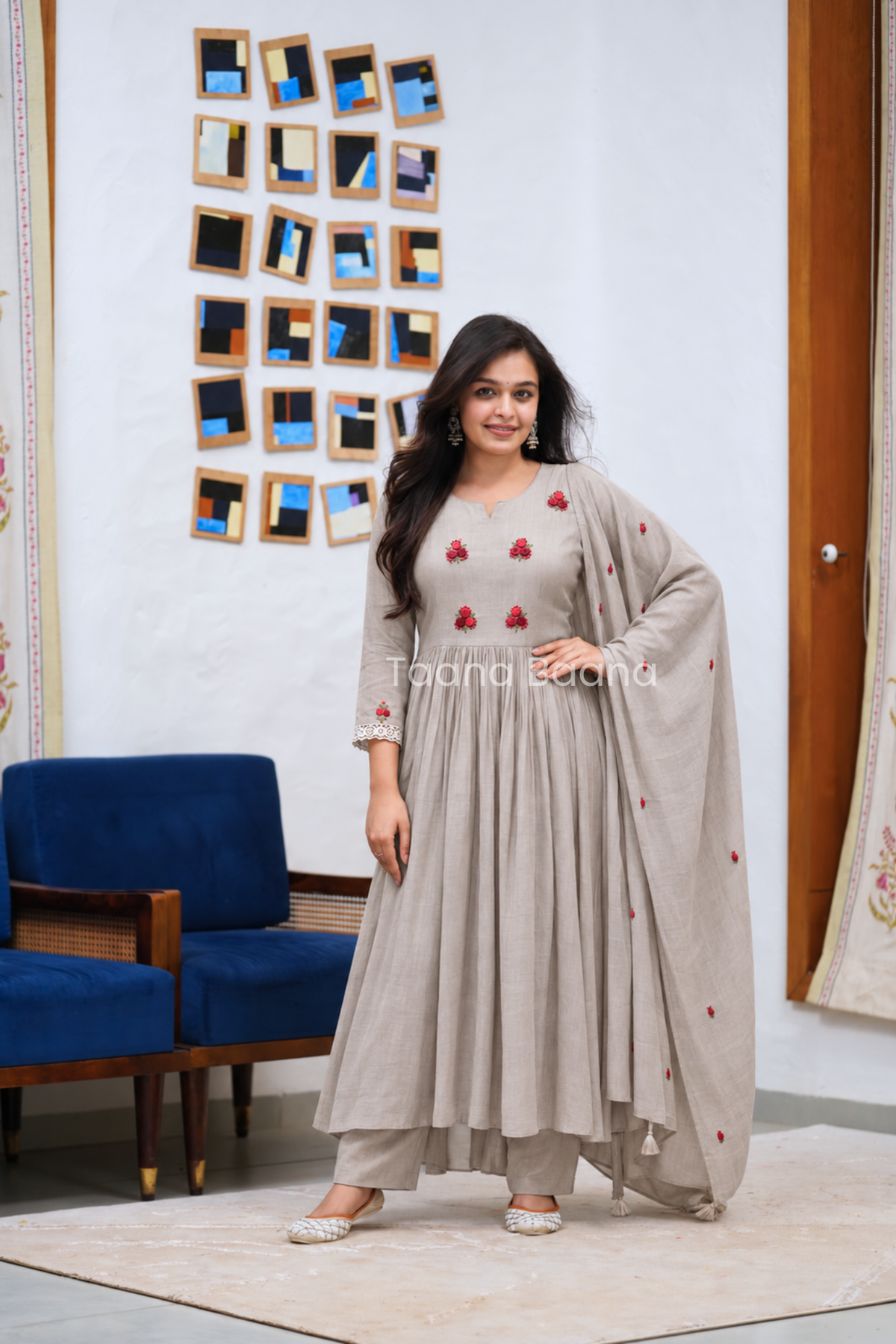 Dupatta Pant Set