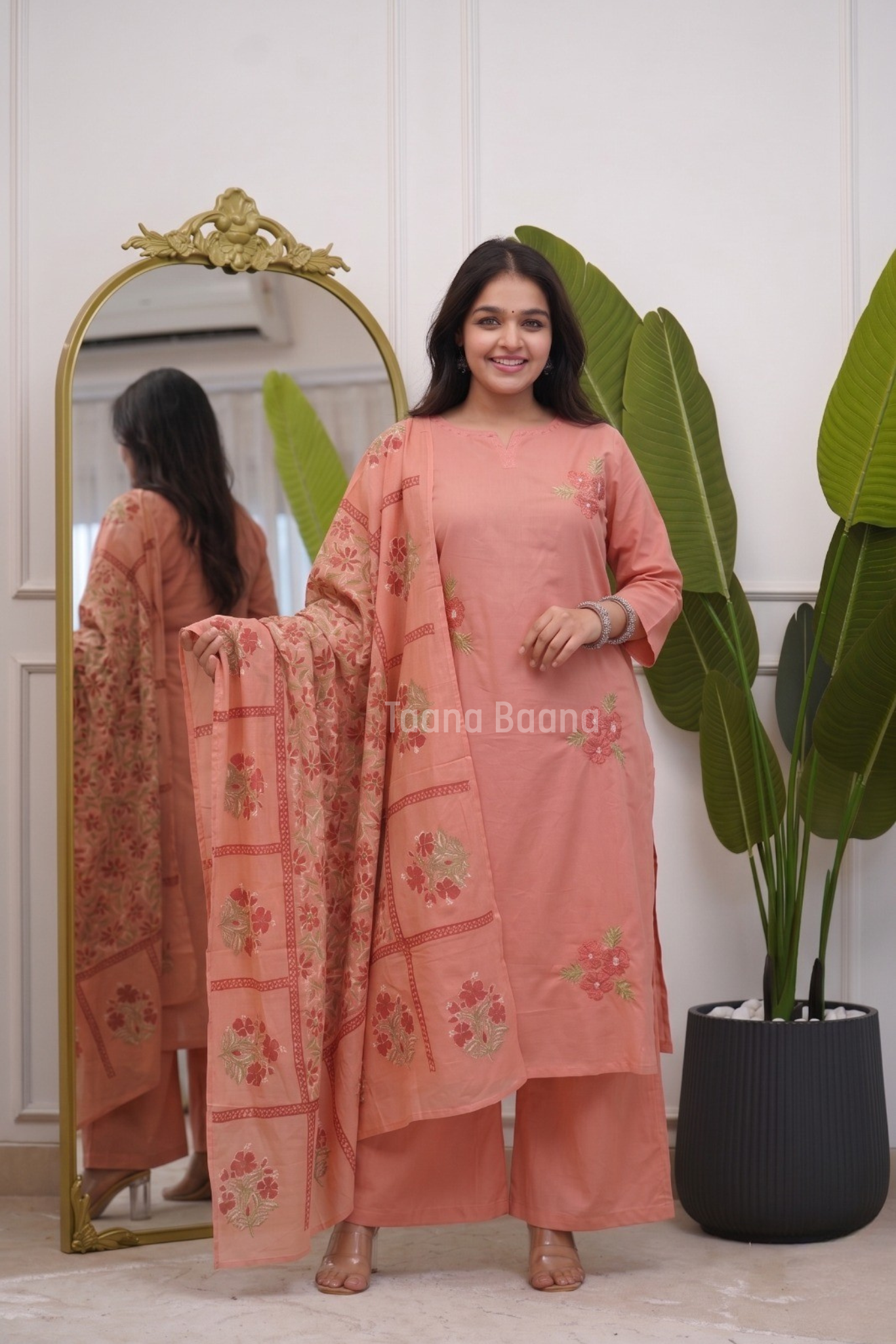 Dupatta Plazo Set