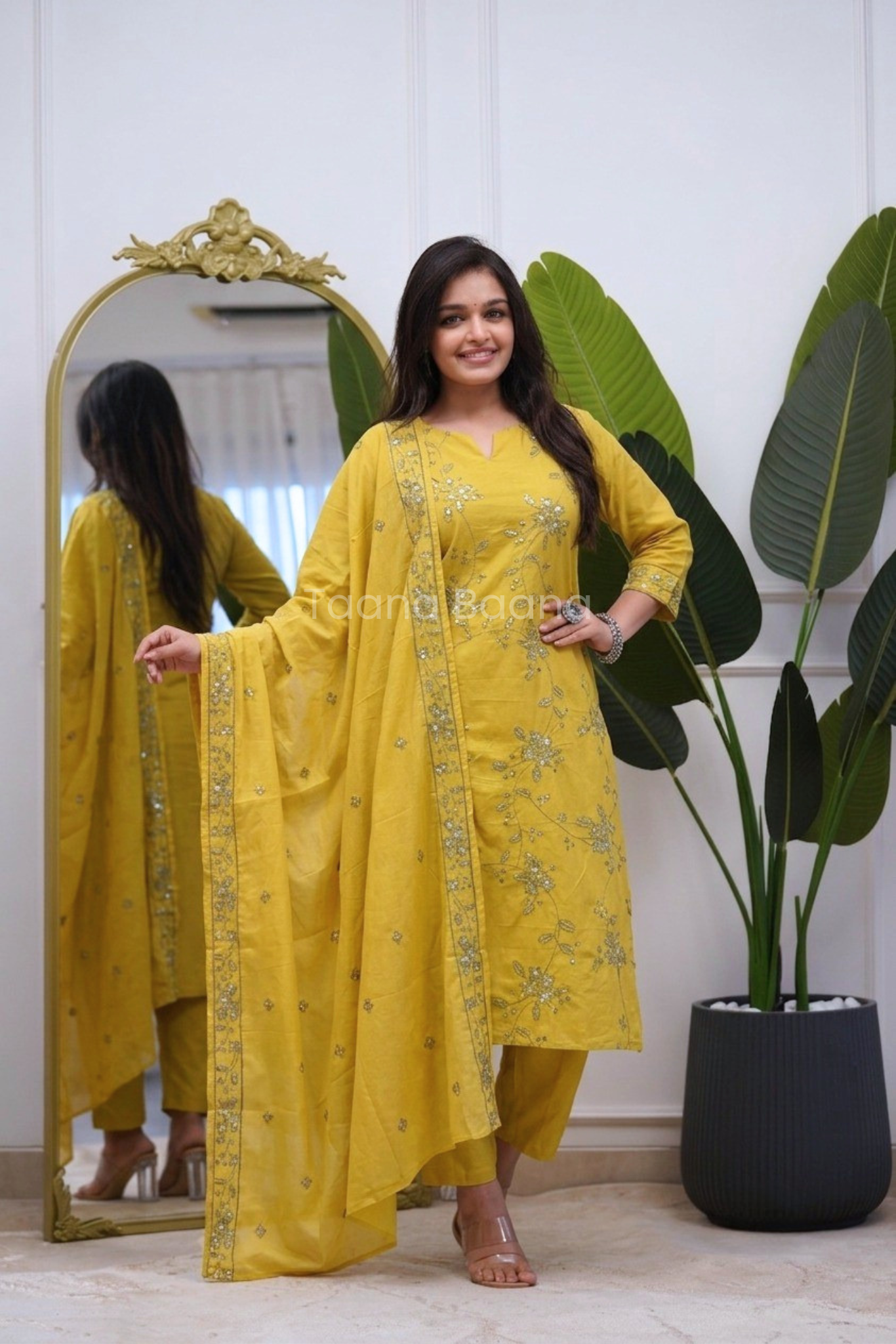 Dupatta Pant Set