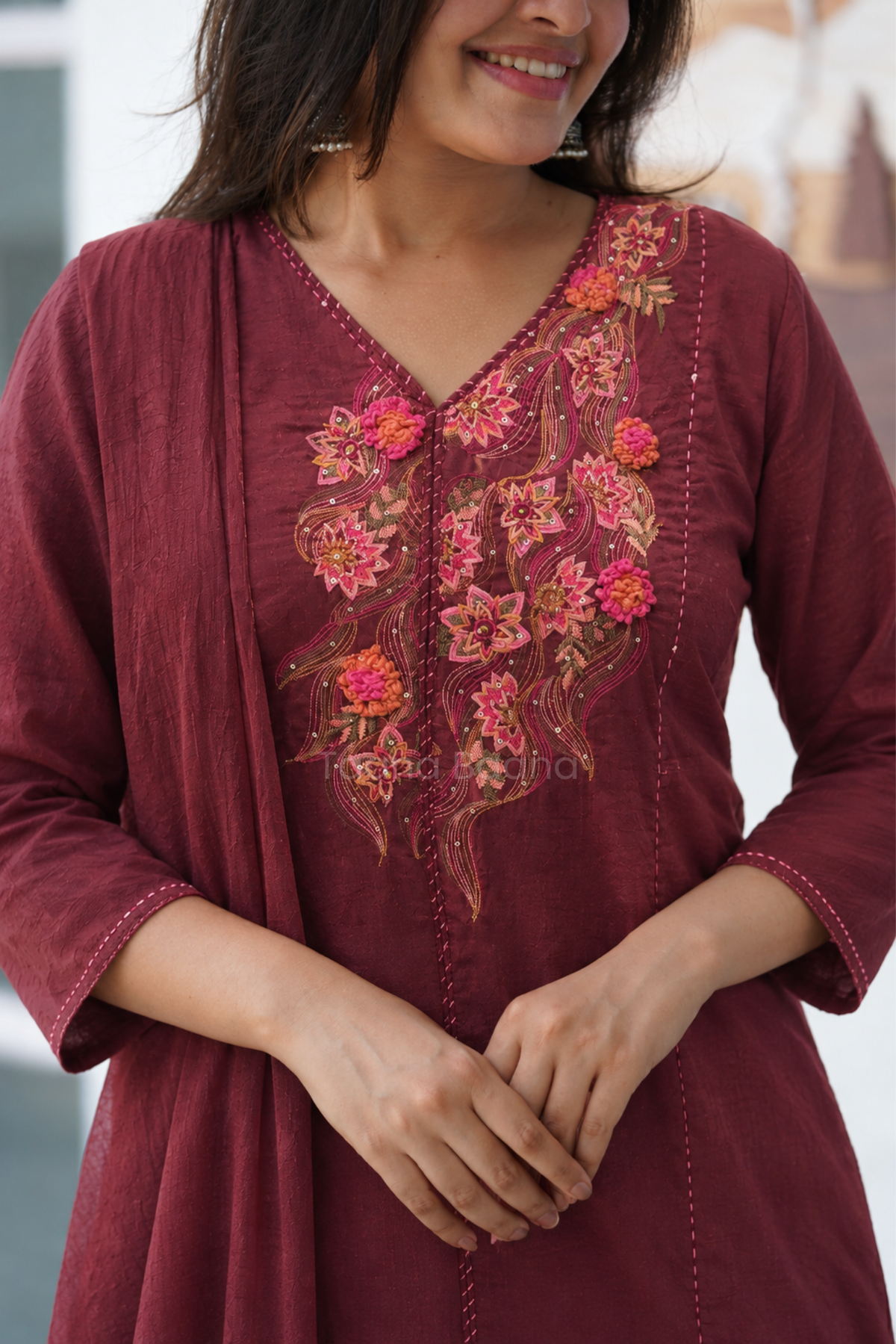 Dupatta Pant Set