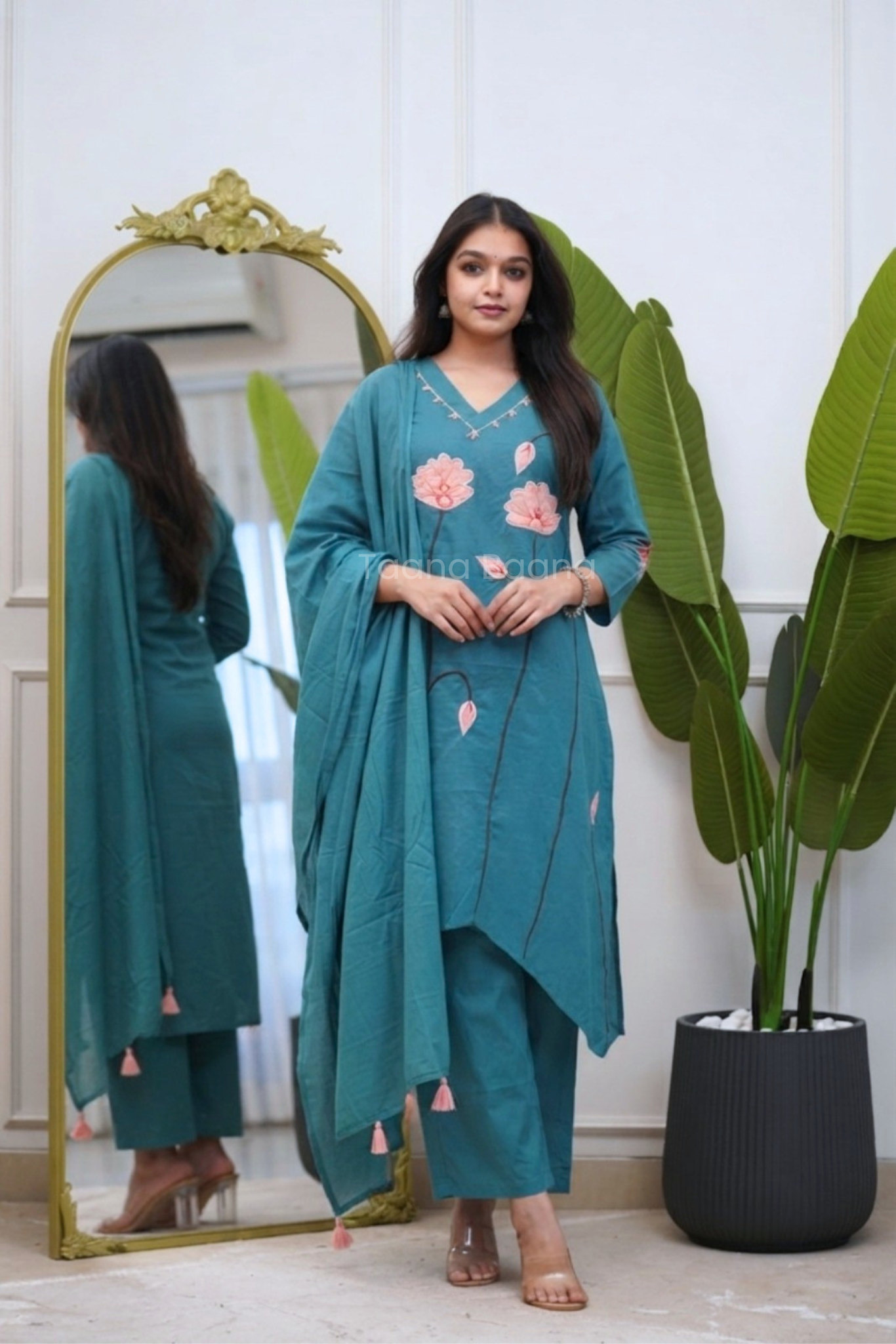 Dupatta Pant Set