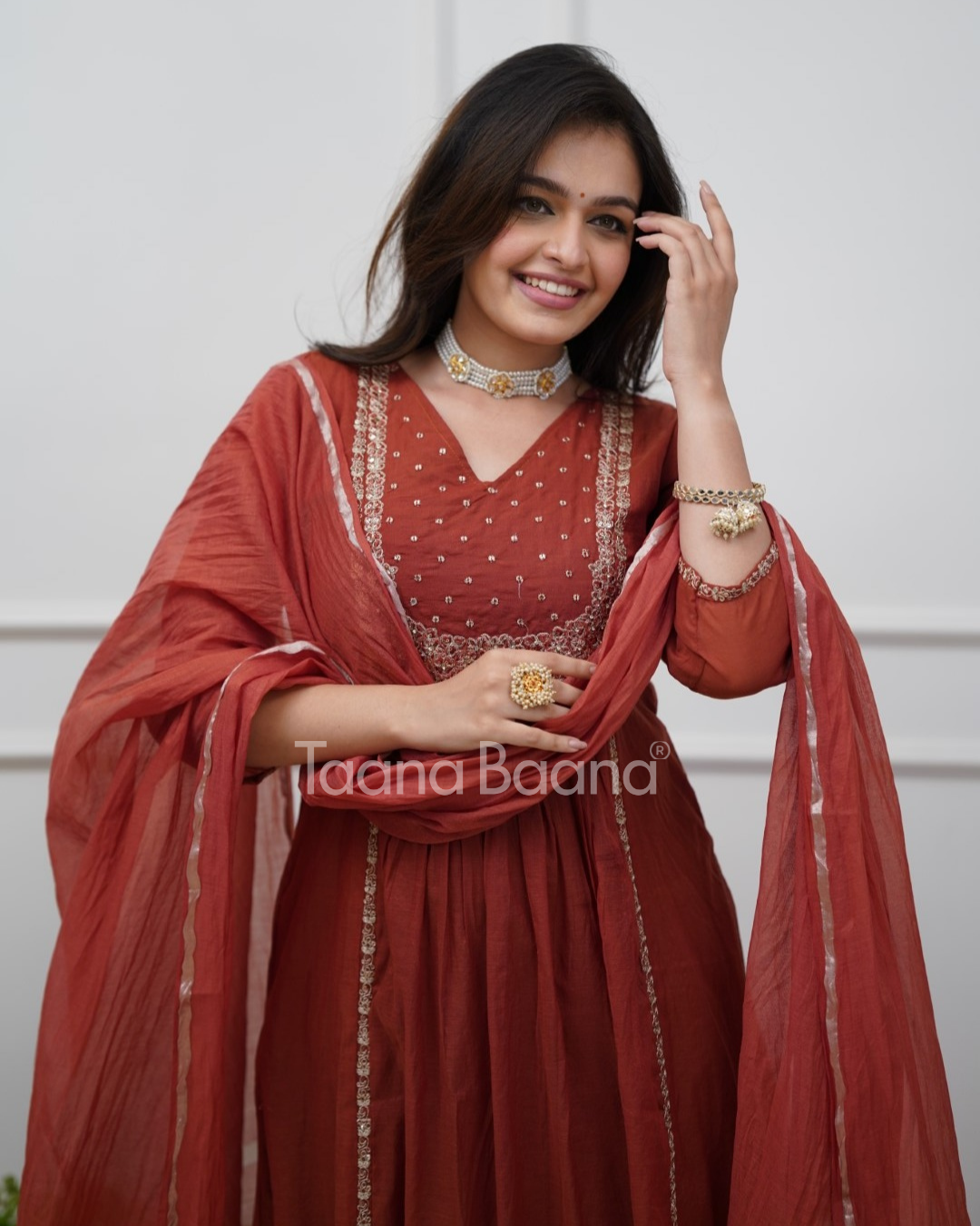 Dupatta Pant Set