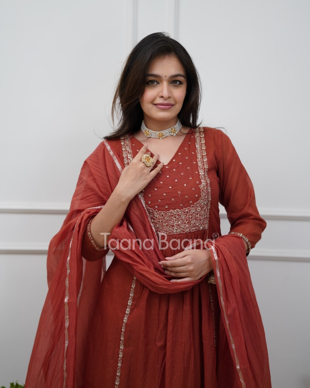 Dupatta Pant Set