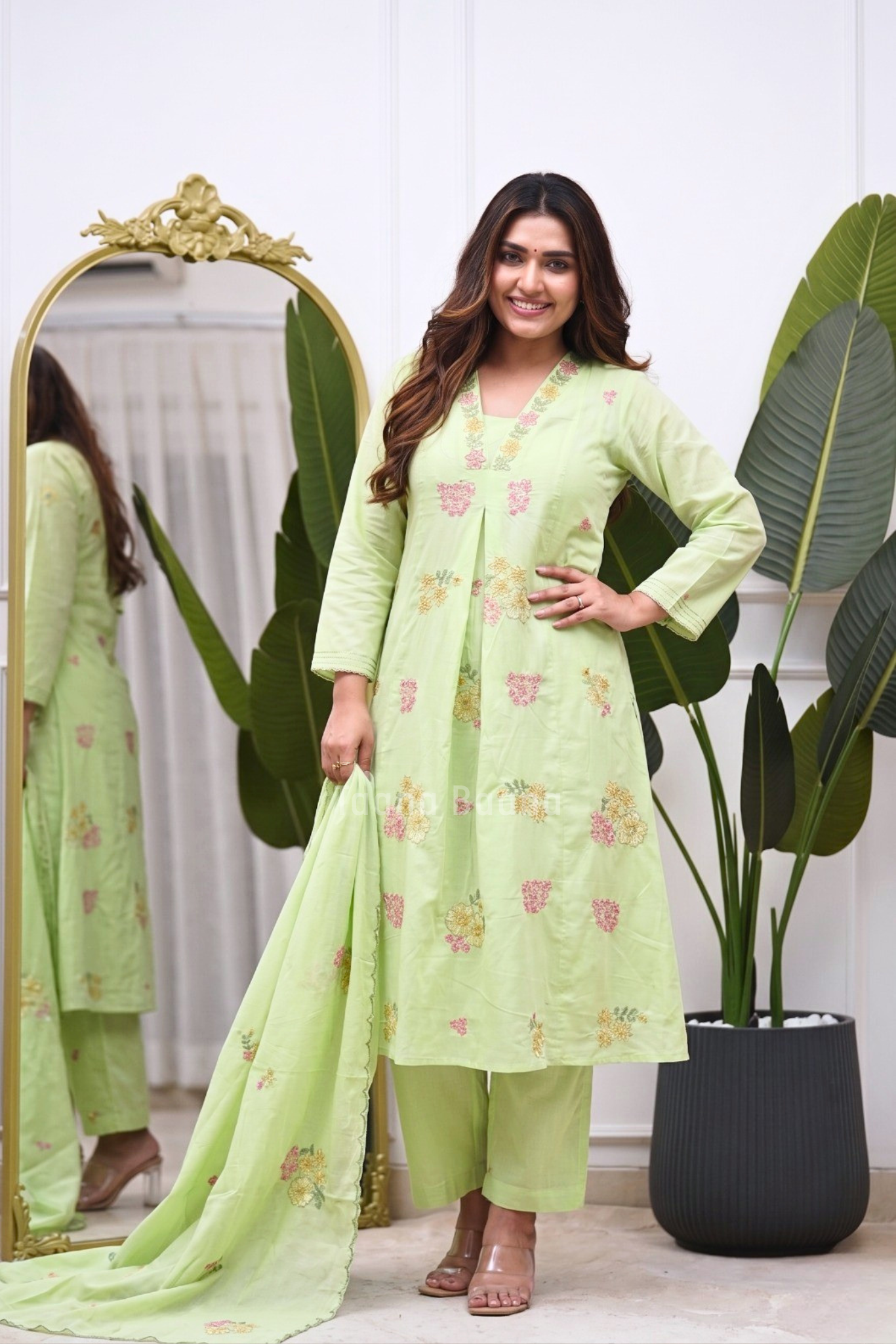 Dupatta Pant Set