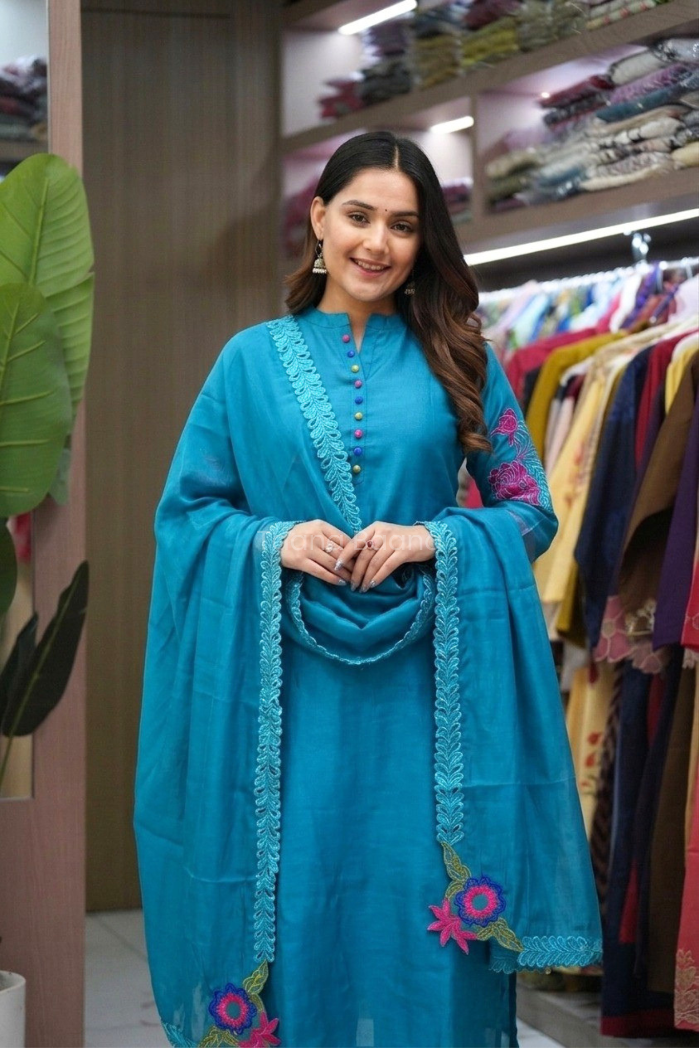 Dupatta Pant Set