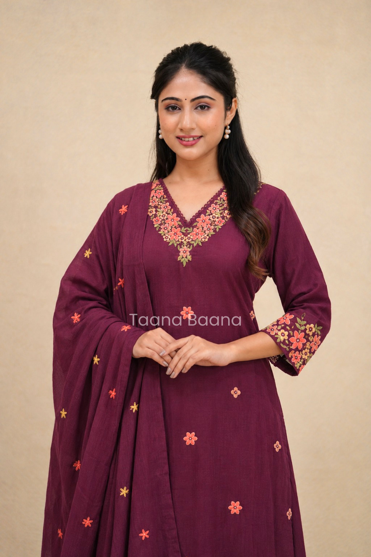 Dupatta Pant Set