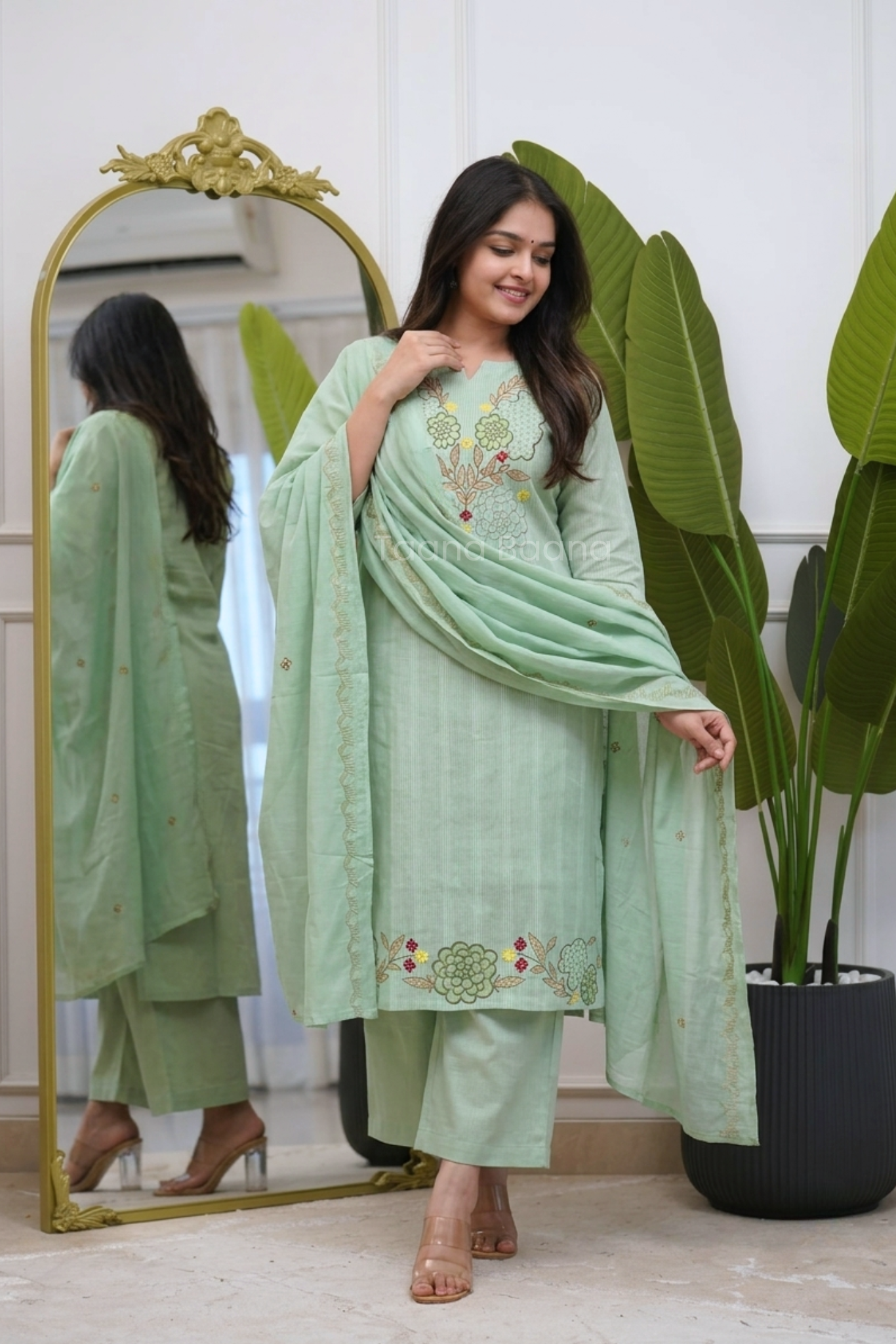 Dupatta Pant Set