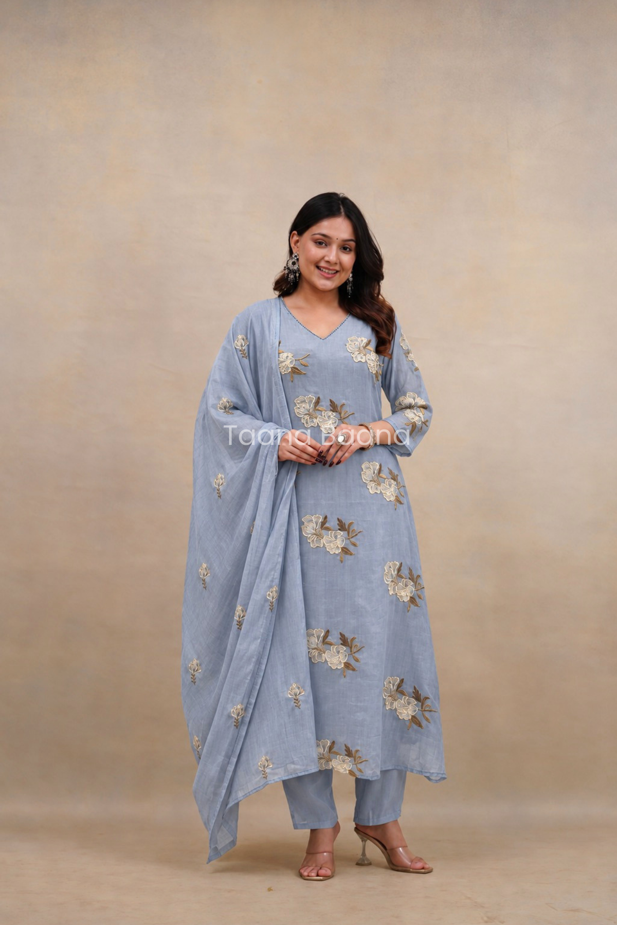 Dupatta Pant Set