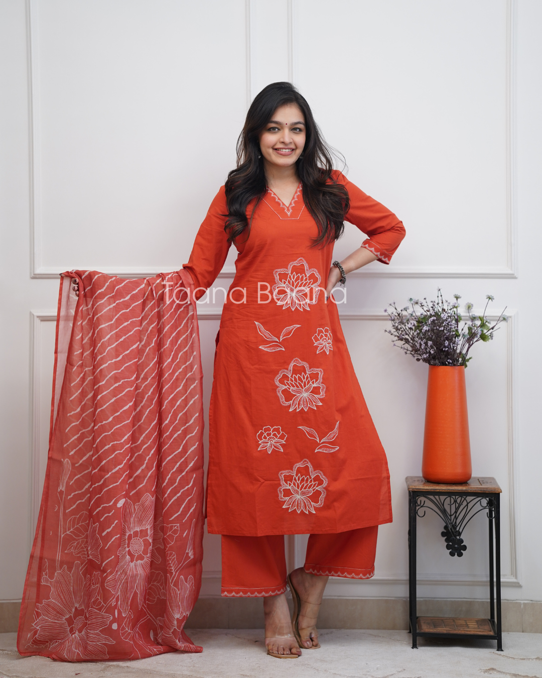 Dupatta Pant Set
