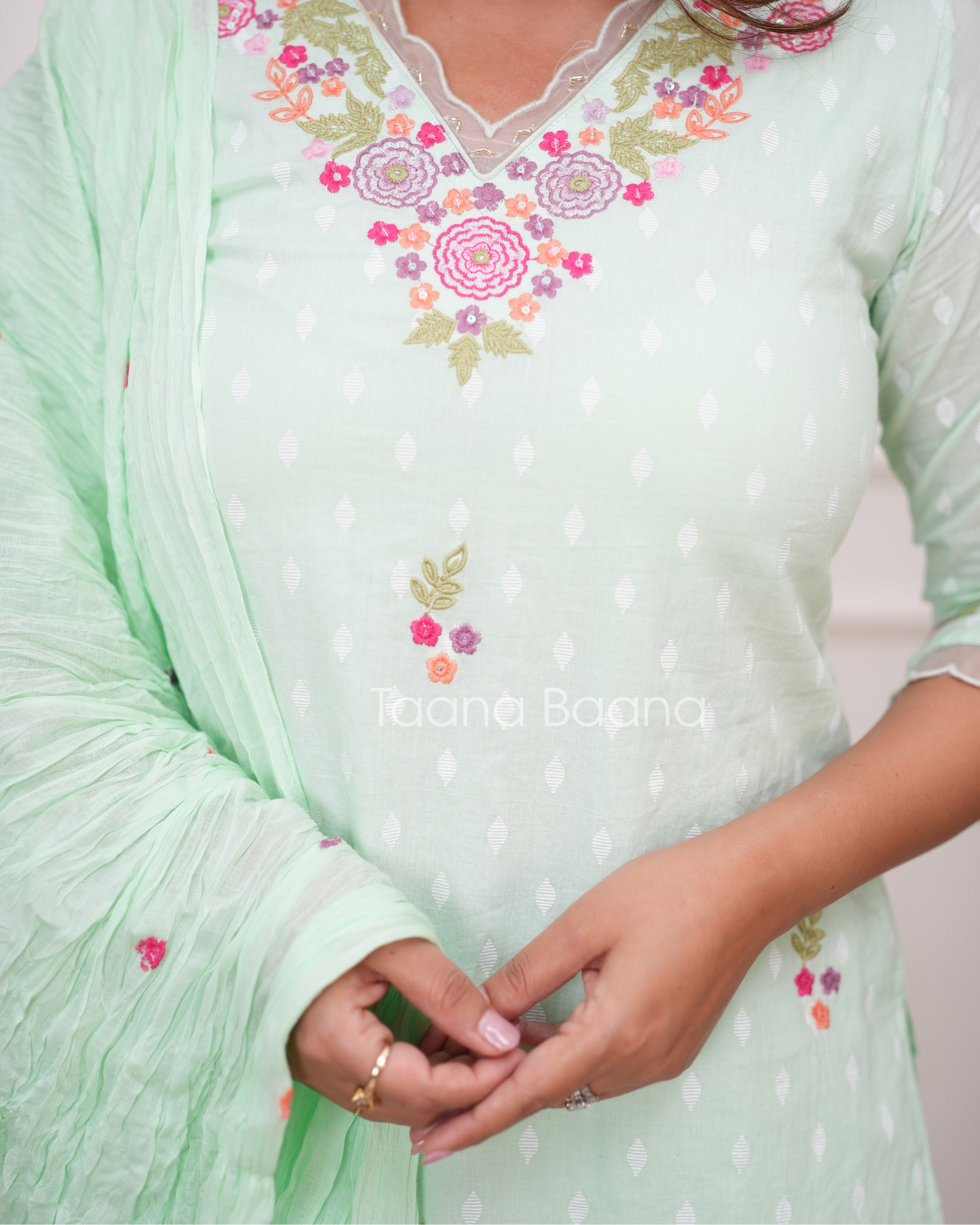 Dupatta Pant Set