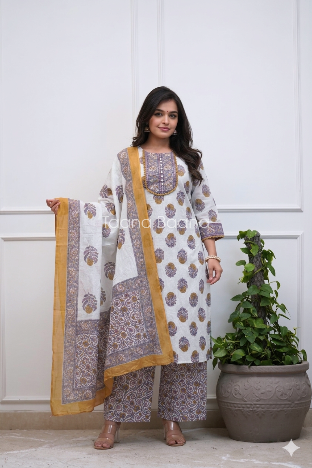 Dupatta Pant Set