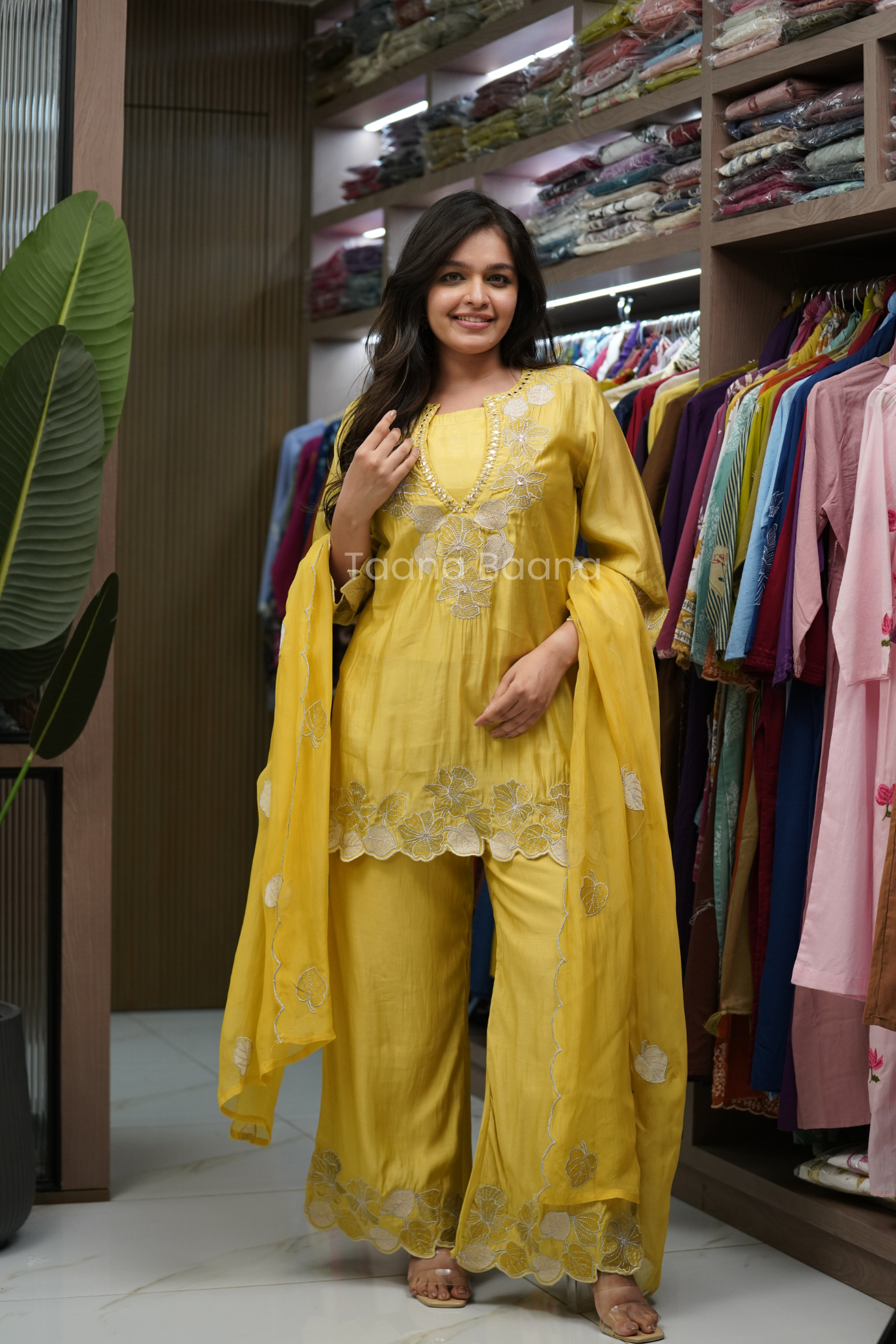 Dupatta Plazo Set