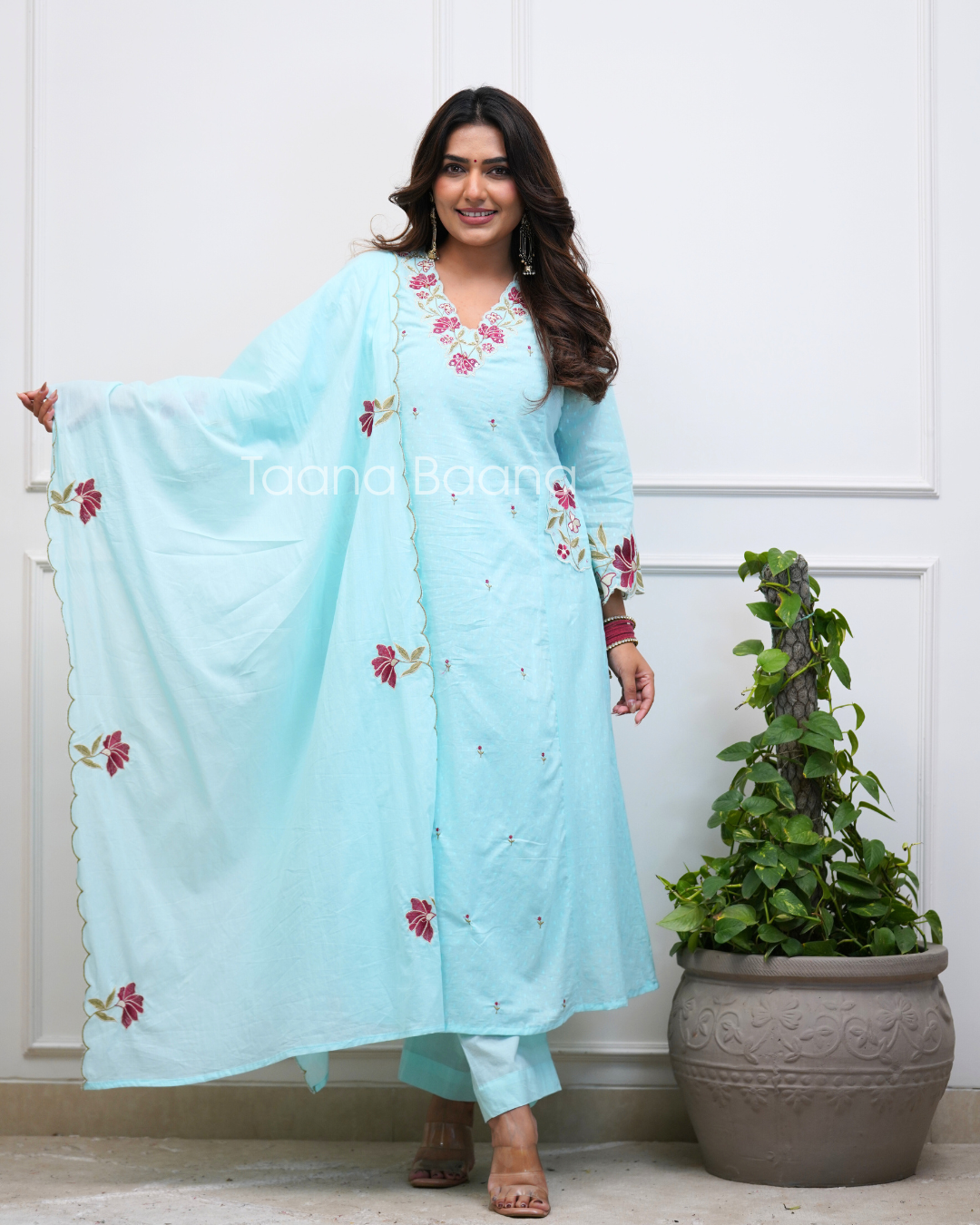 Dupatta Pant Set