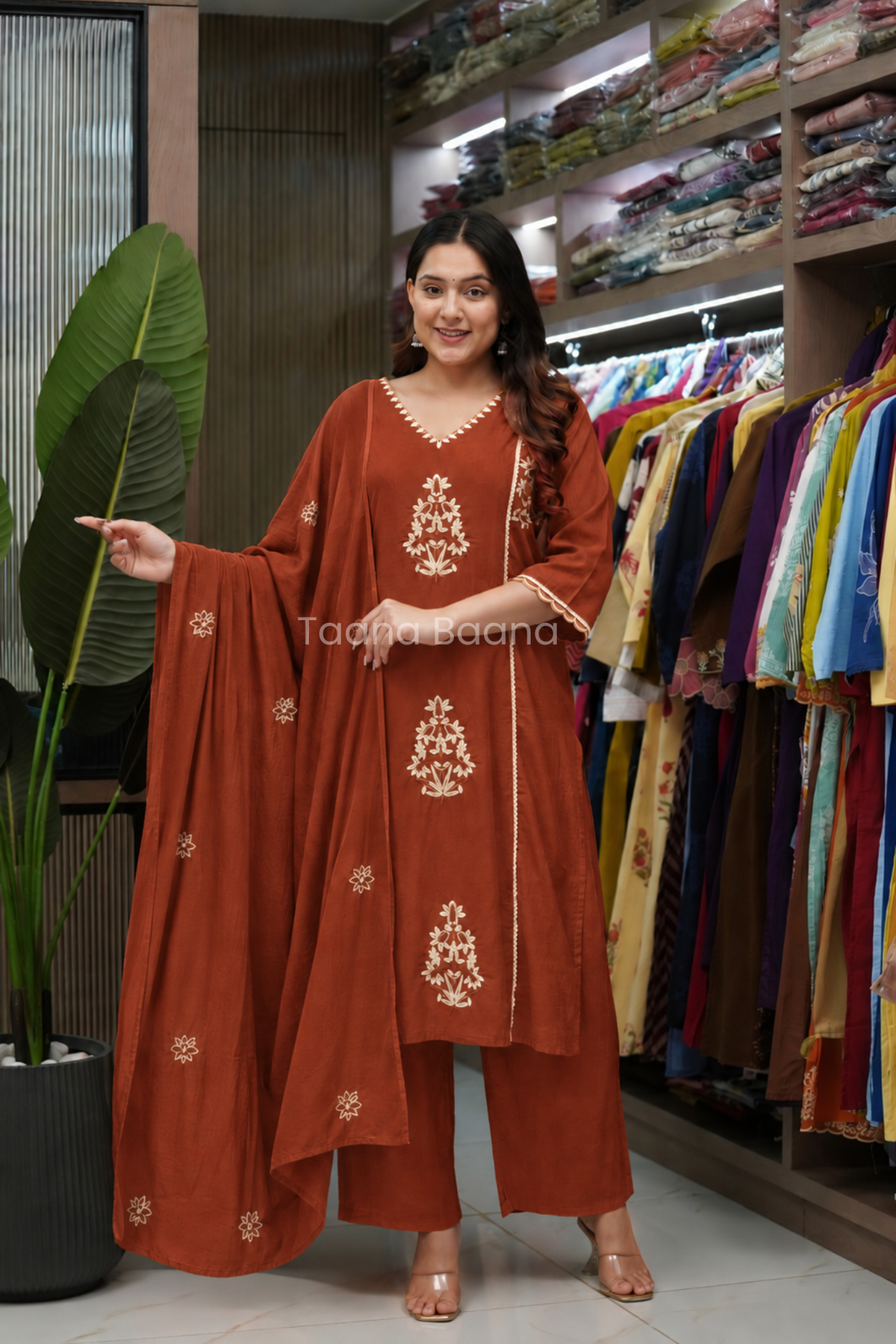 Dupatta Pant Set