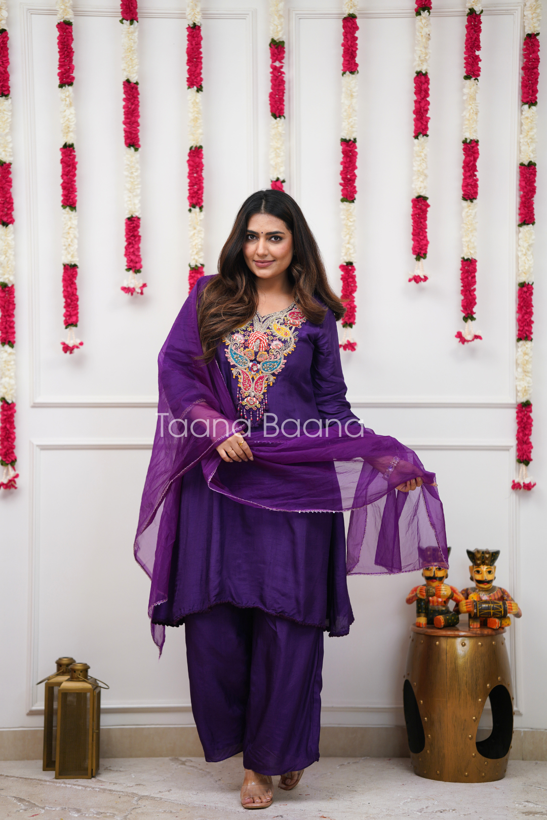 Dupatta Plazo Set