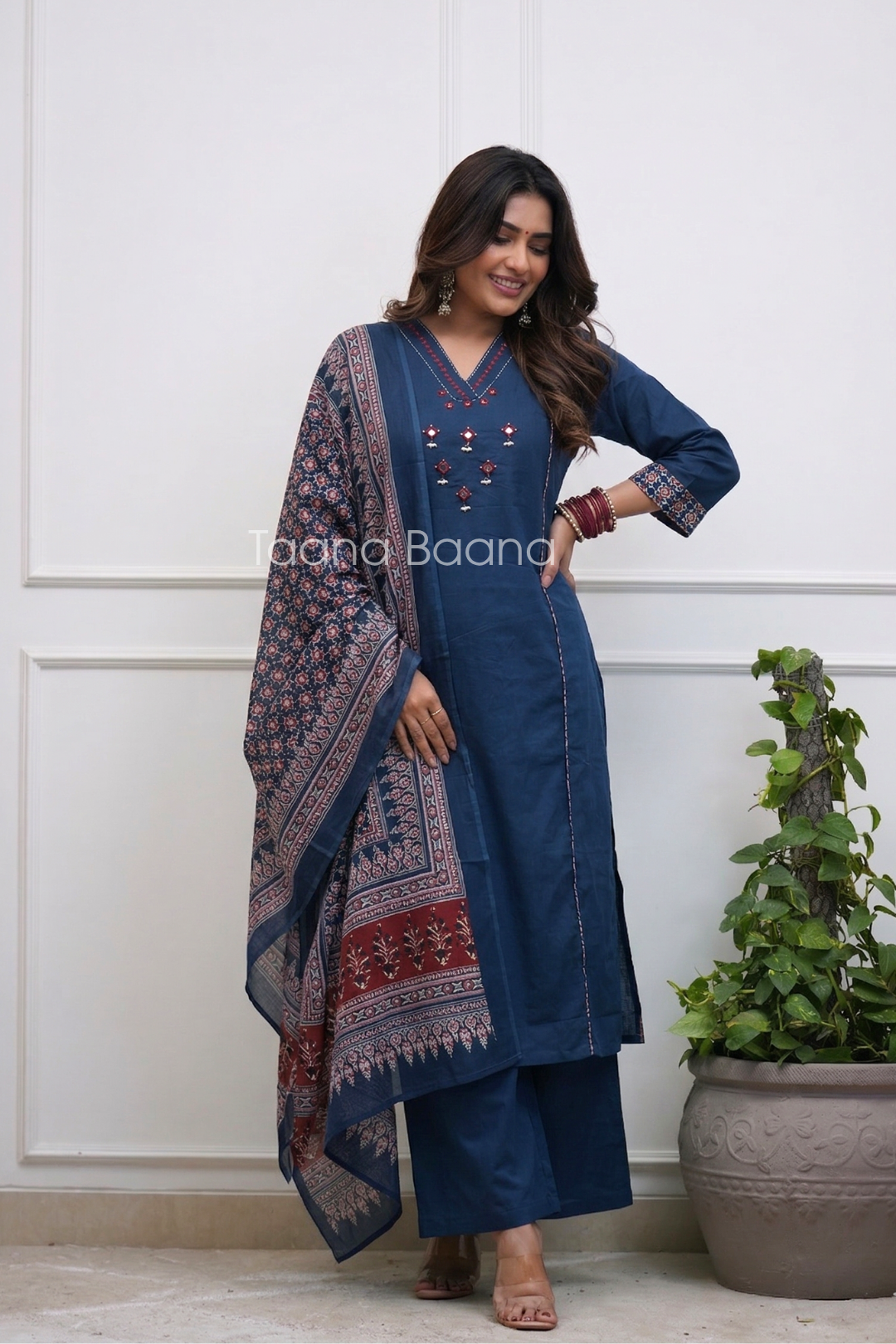 Dupatta Pant Set