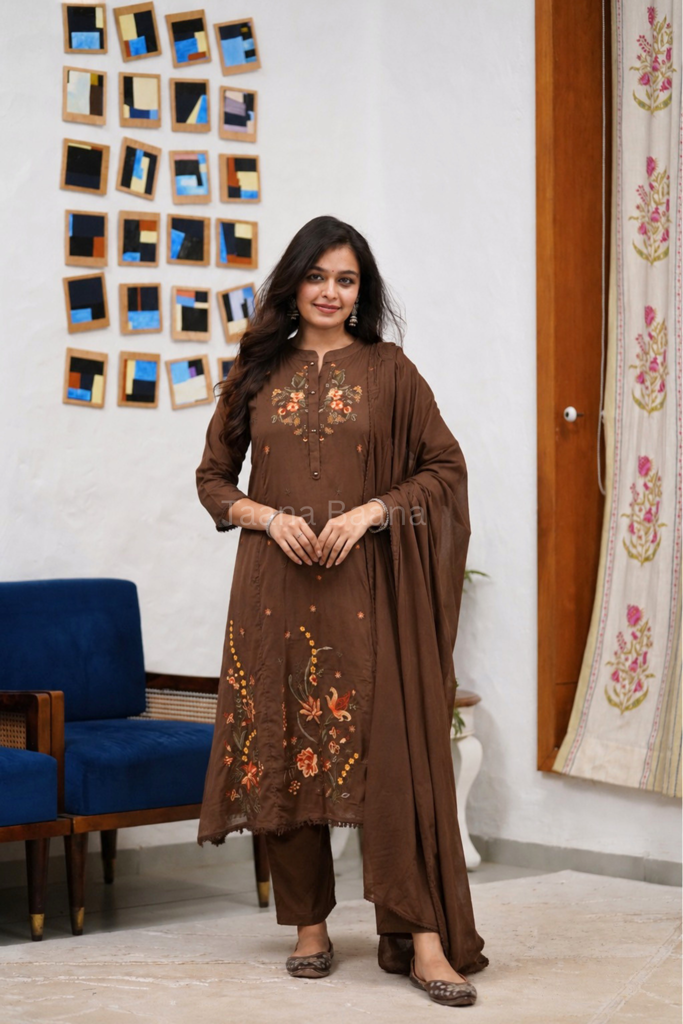 Dupatta Pant Set