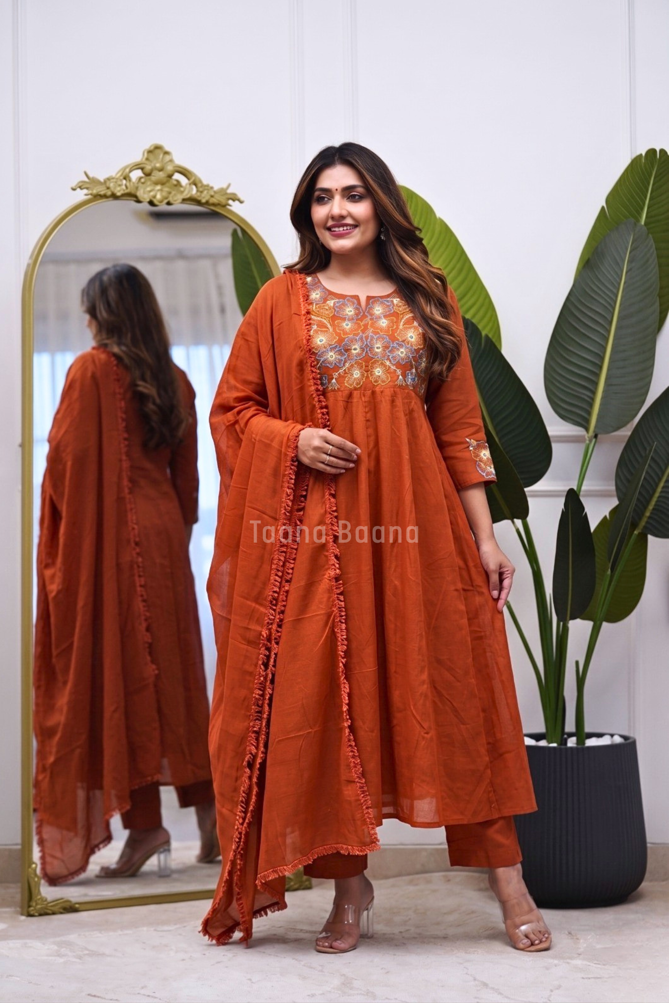 Anarkali Dupatta Set