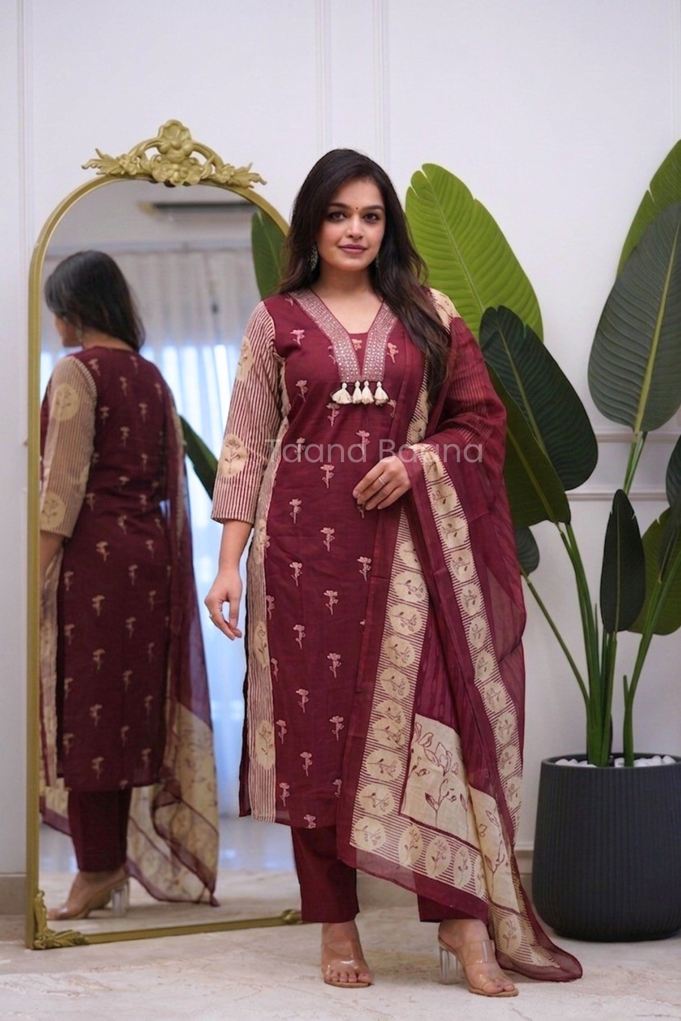 Dupatta Pant Set