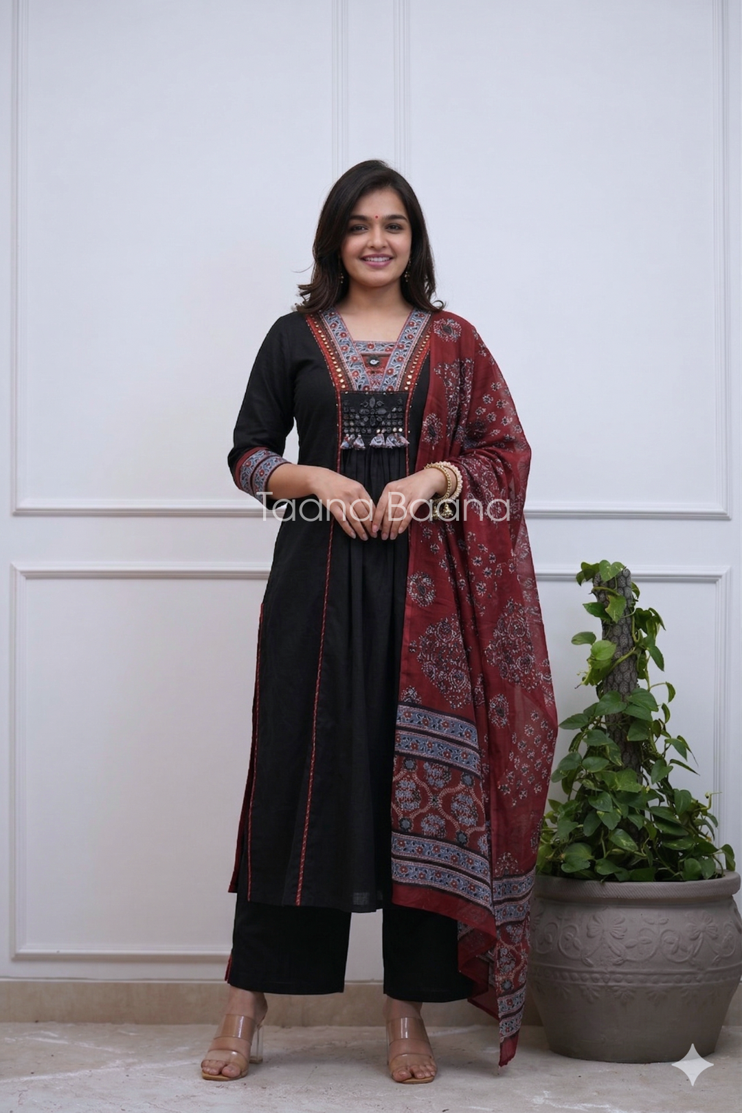 Dupatta Plazo Set
