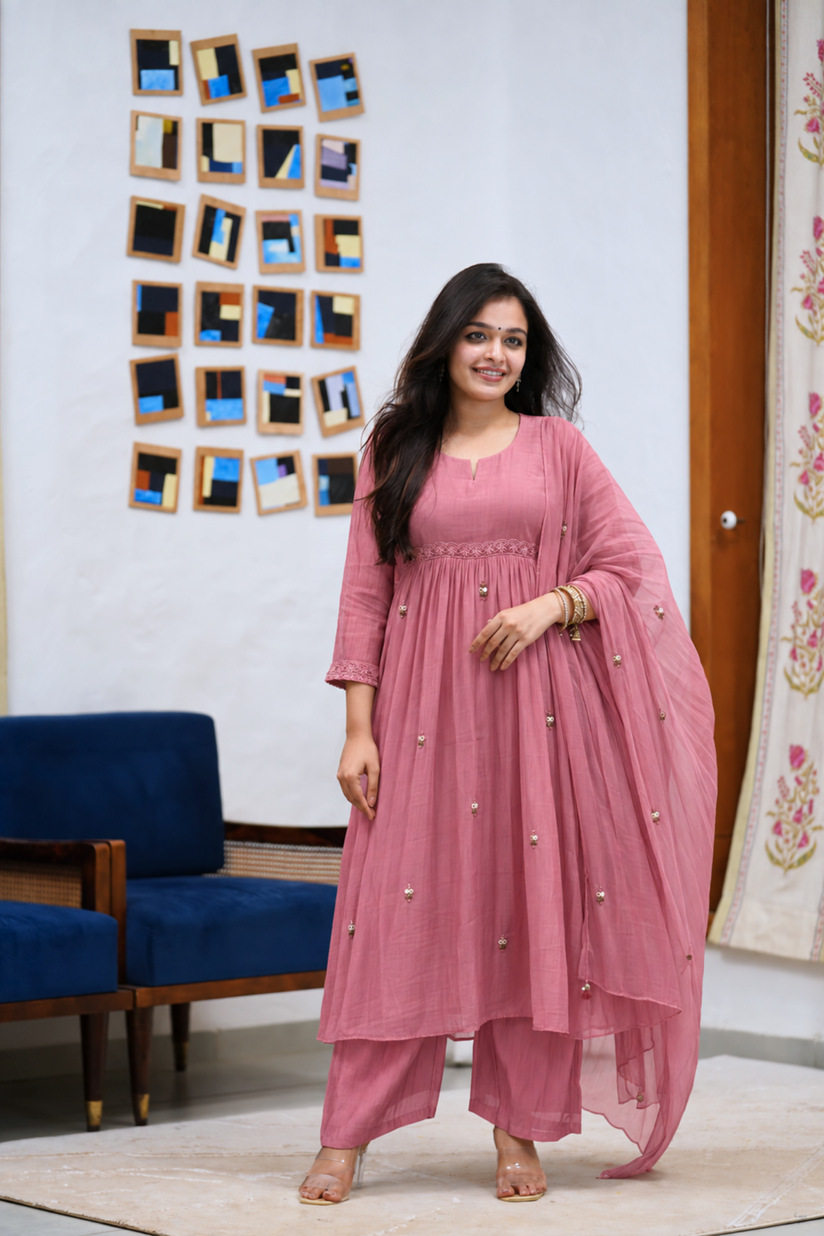 Dupatta Pant Set