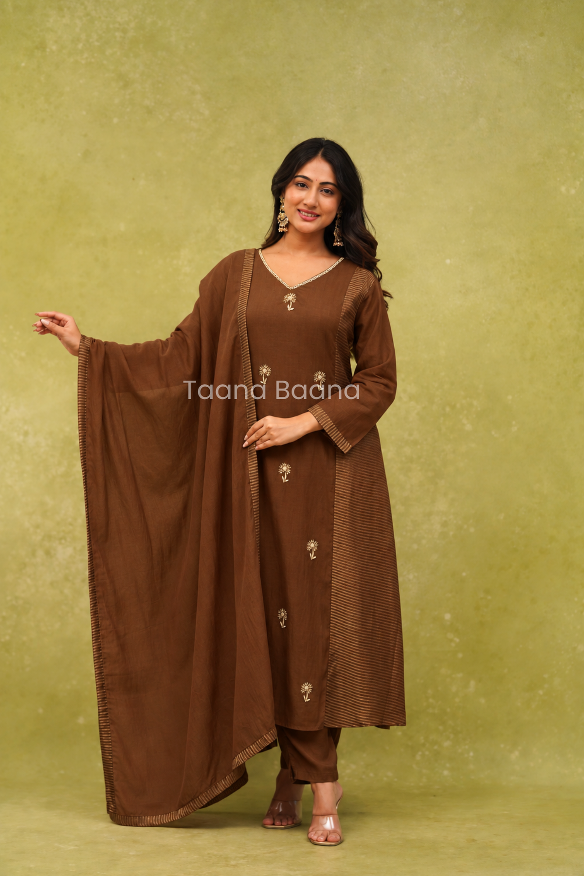 Dupatta Pant Set