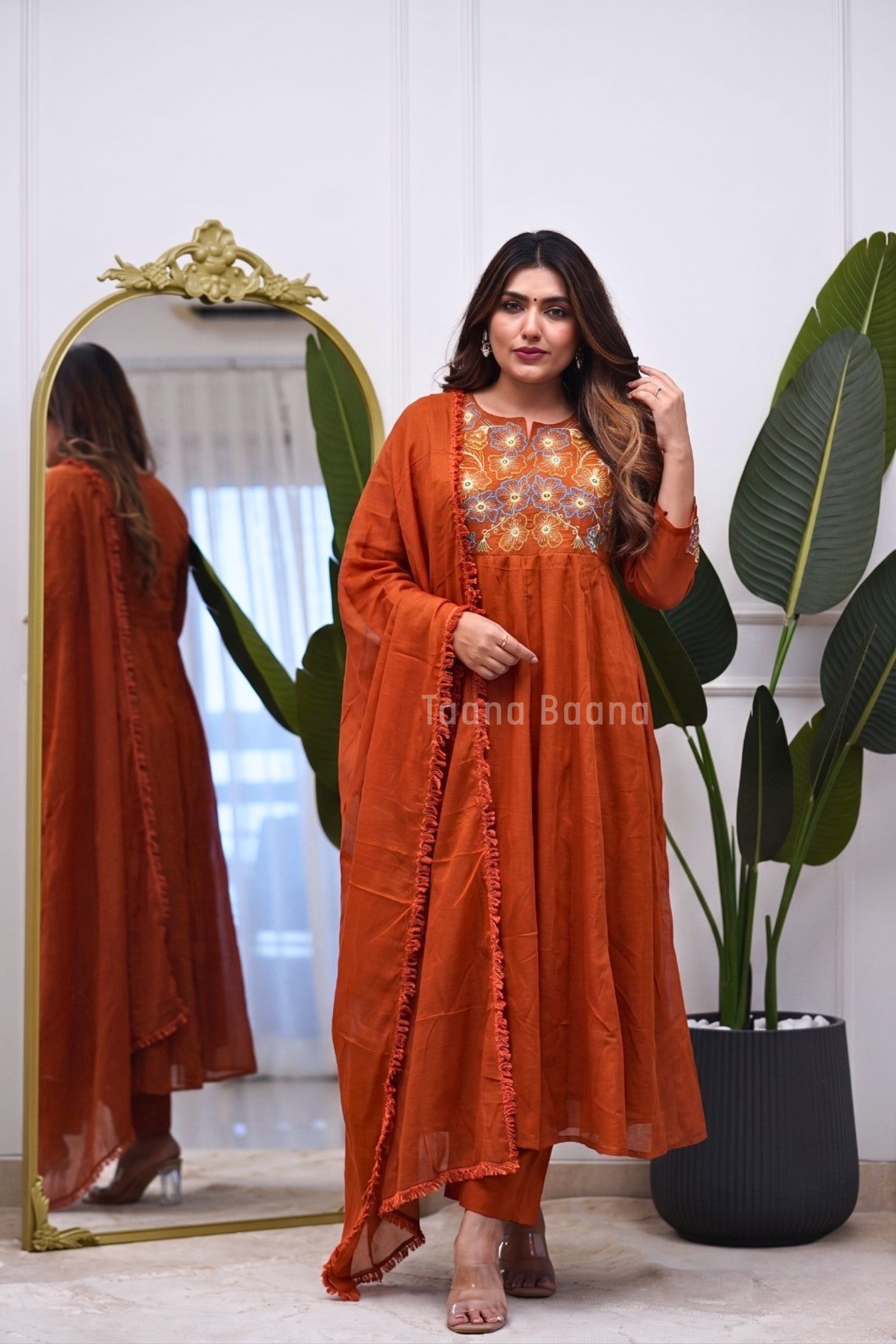 Anarkali Dupatta Set