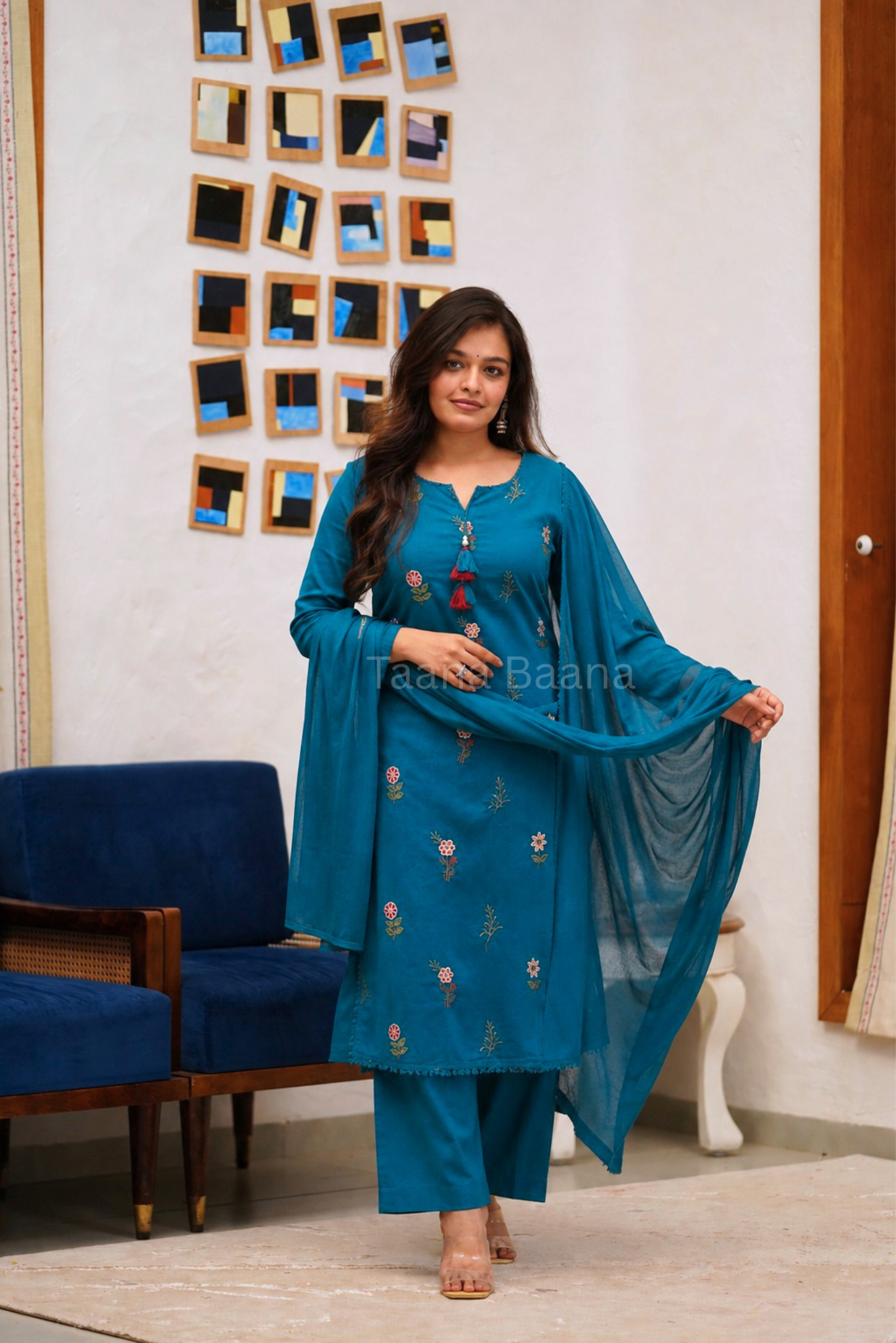Dupatta Pant Set